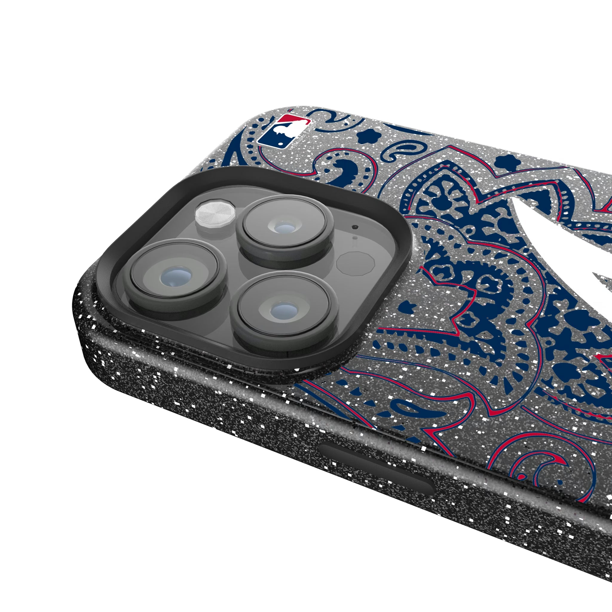 Atlanta Braves Paisley iPhone Bling Phone Case for Apple iPhone - Detail