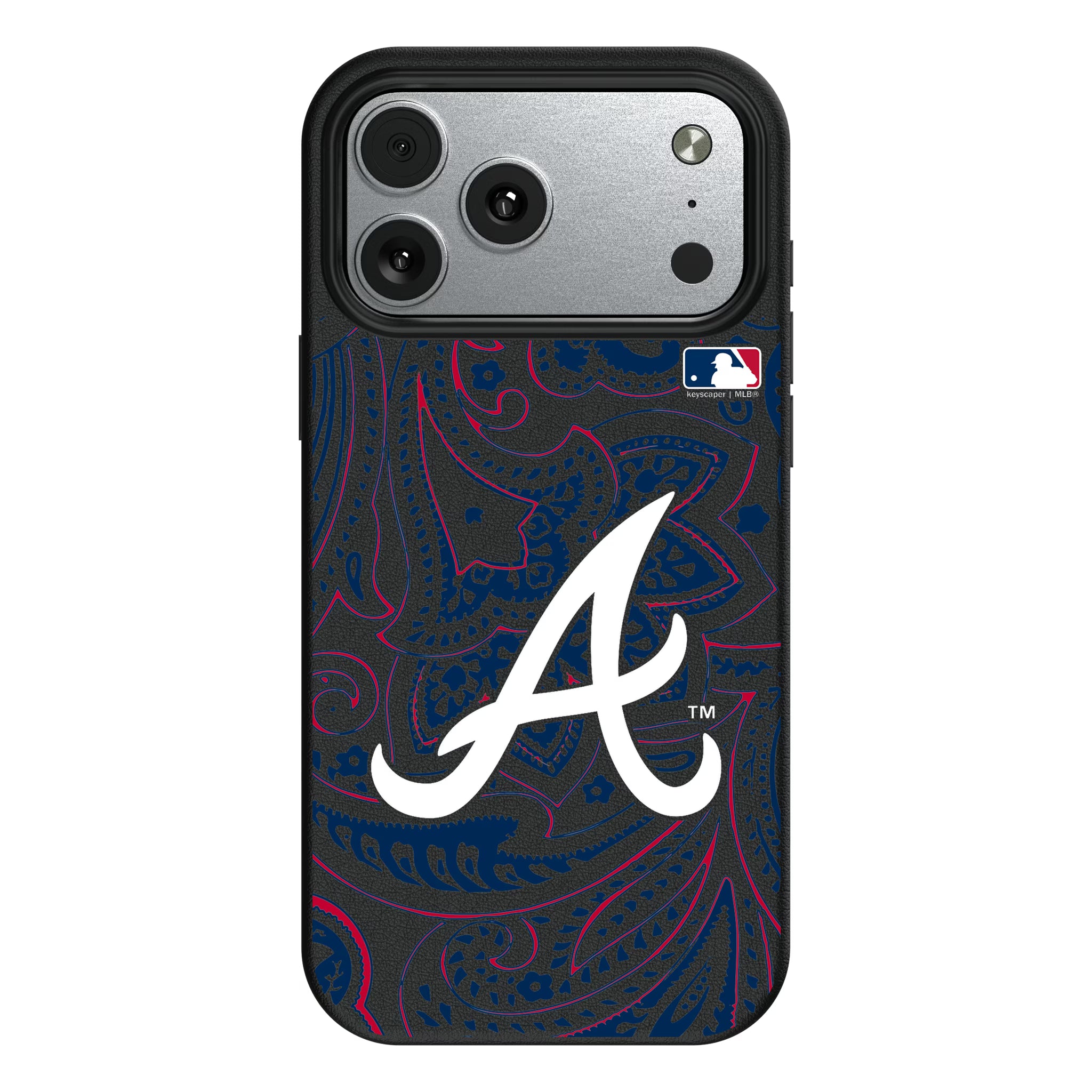 Atlanta Braves Paisley iPhone MagSafe Compatible Phone Case for Apple iPhone#Device_iPhone 17 Pro Max