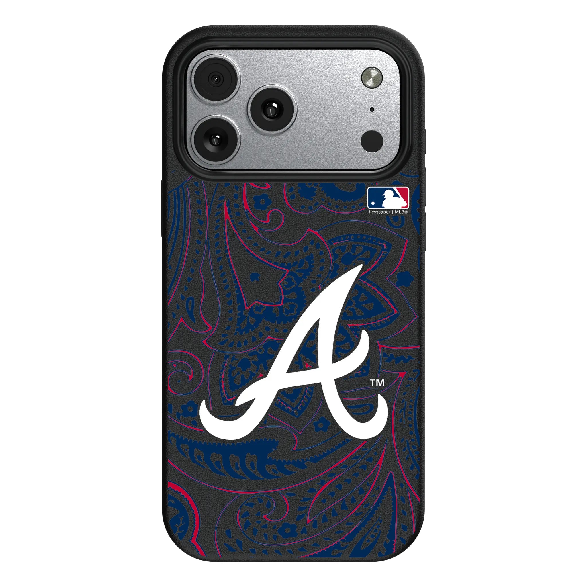 Atlanta Braves Paisley iPhone MagSafe Compatible Phone Case for Apple iPhone#Device_iPhone 17 Pro Max