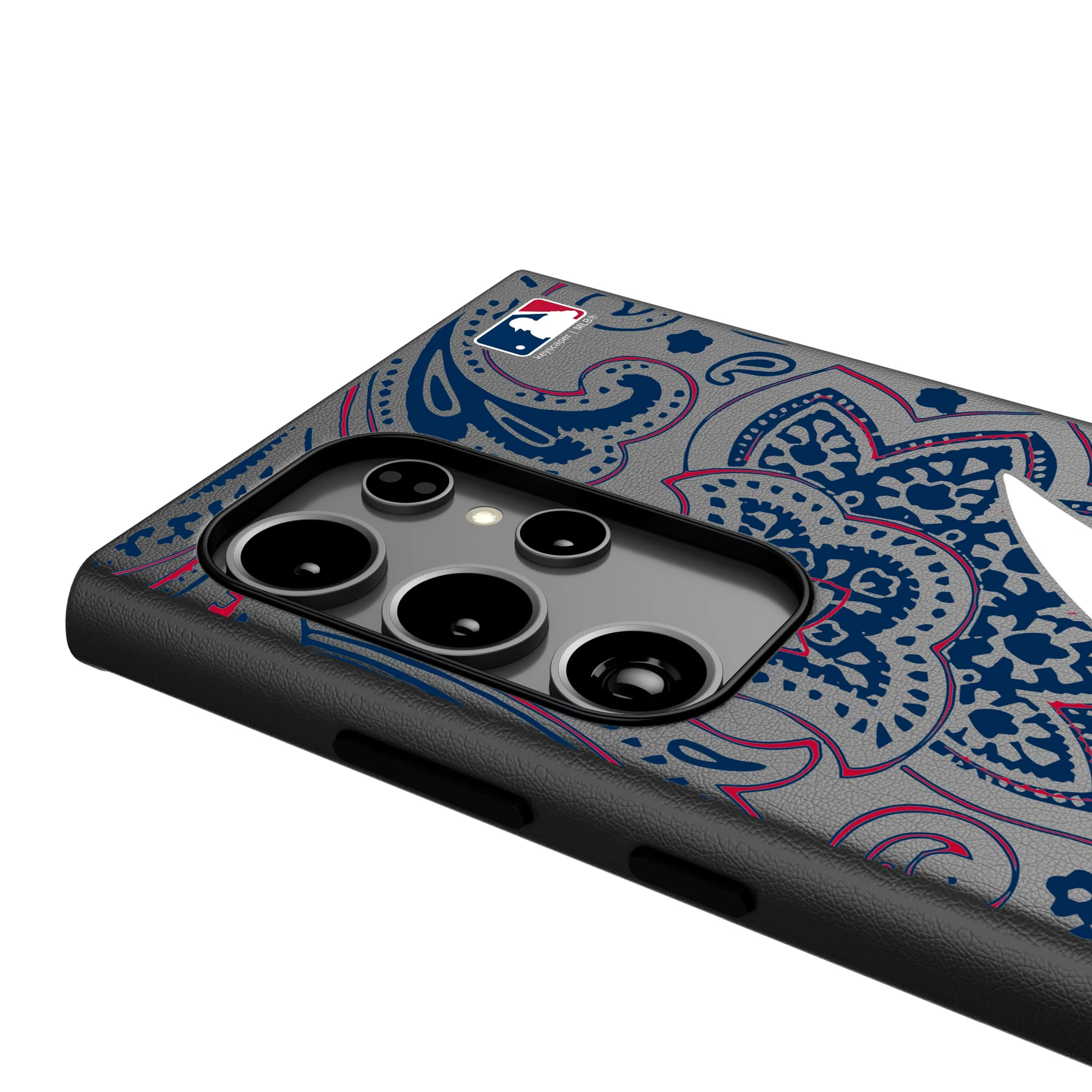 Atlanta Braves Paisley Galaxy MagSafe Compatible Phone Case for Samsung Galaxy - Detail