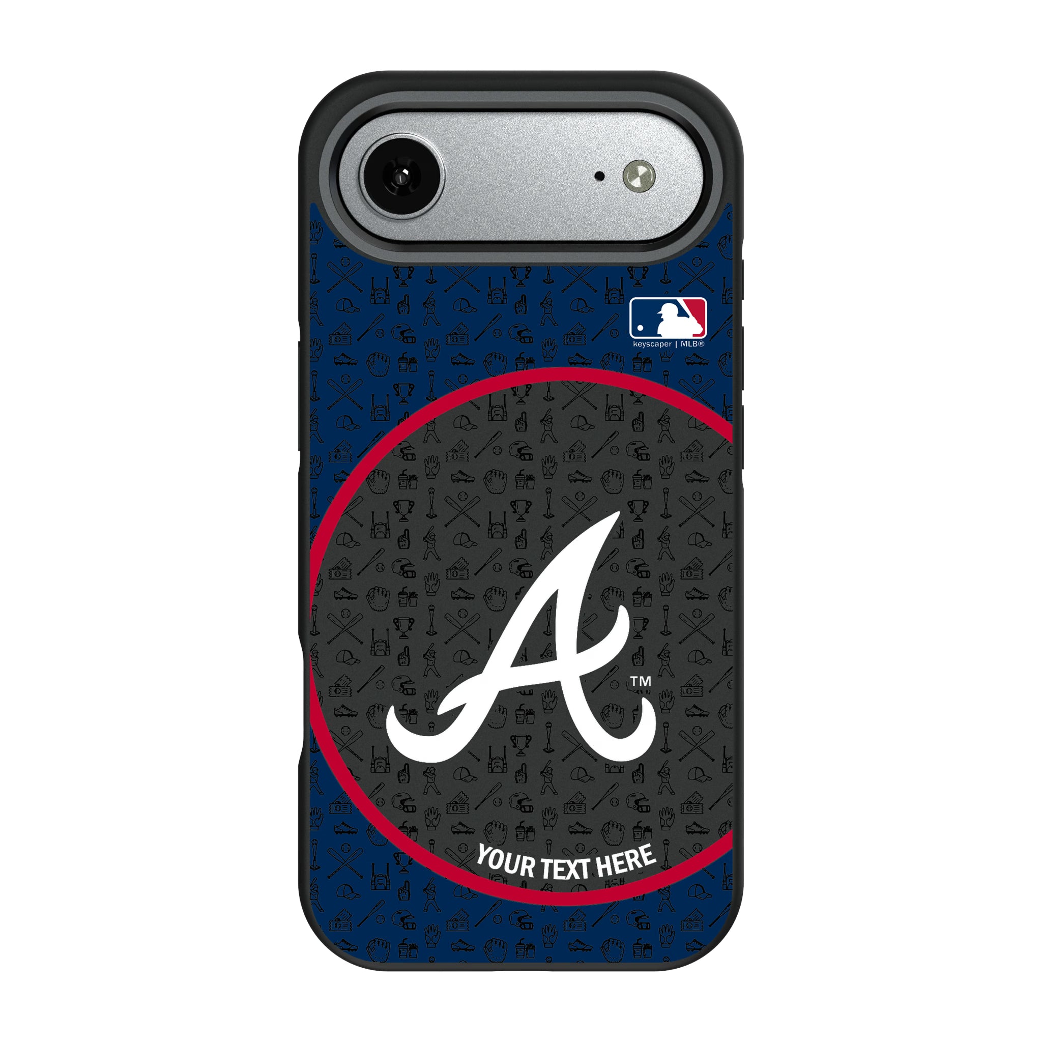 Atlanta Braves Personalized Circle iPhone Bump Phone Case for Apple iPhone#Device_iPhone Air