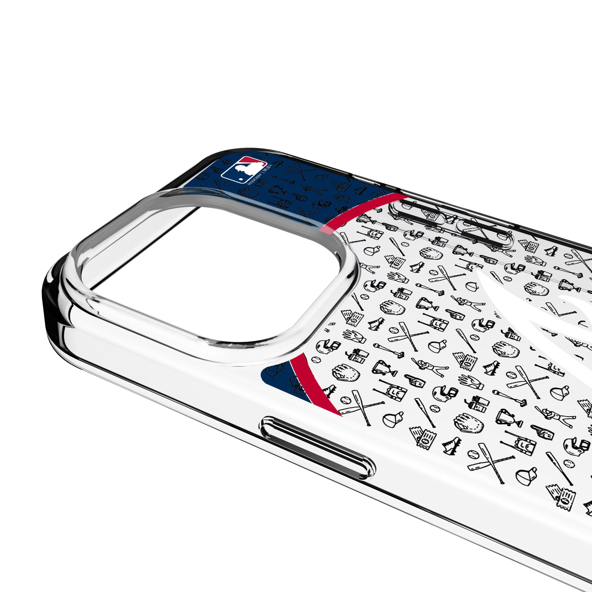 Atlanta Braves Personalized Circle iPhone Clear Phone Case for Apple iPhone - Detail