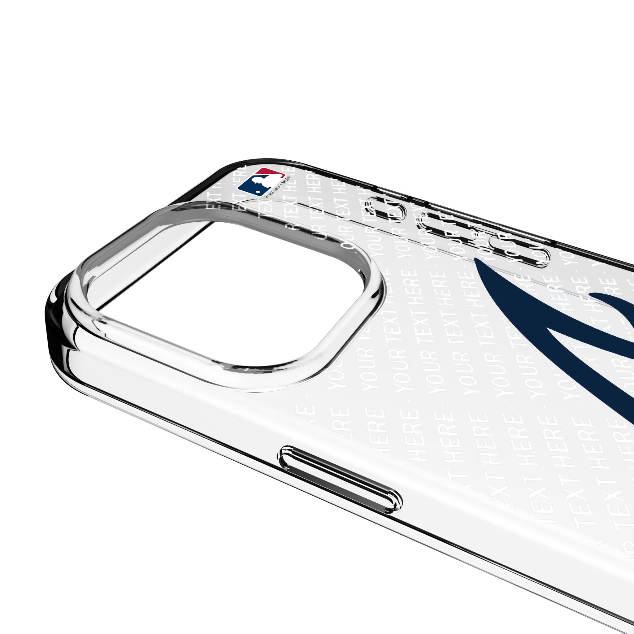 Atlanta Braves Personalized EndZone Plus iPhone Clear Phone Case for Apple iPhone - Detail