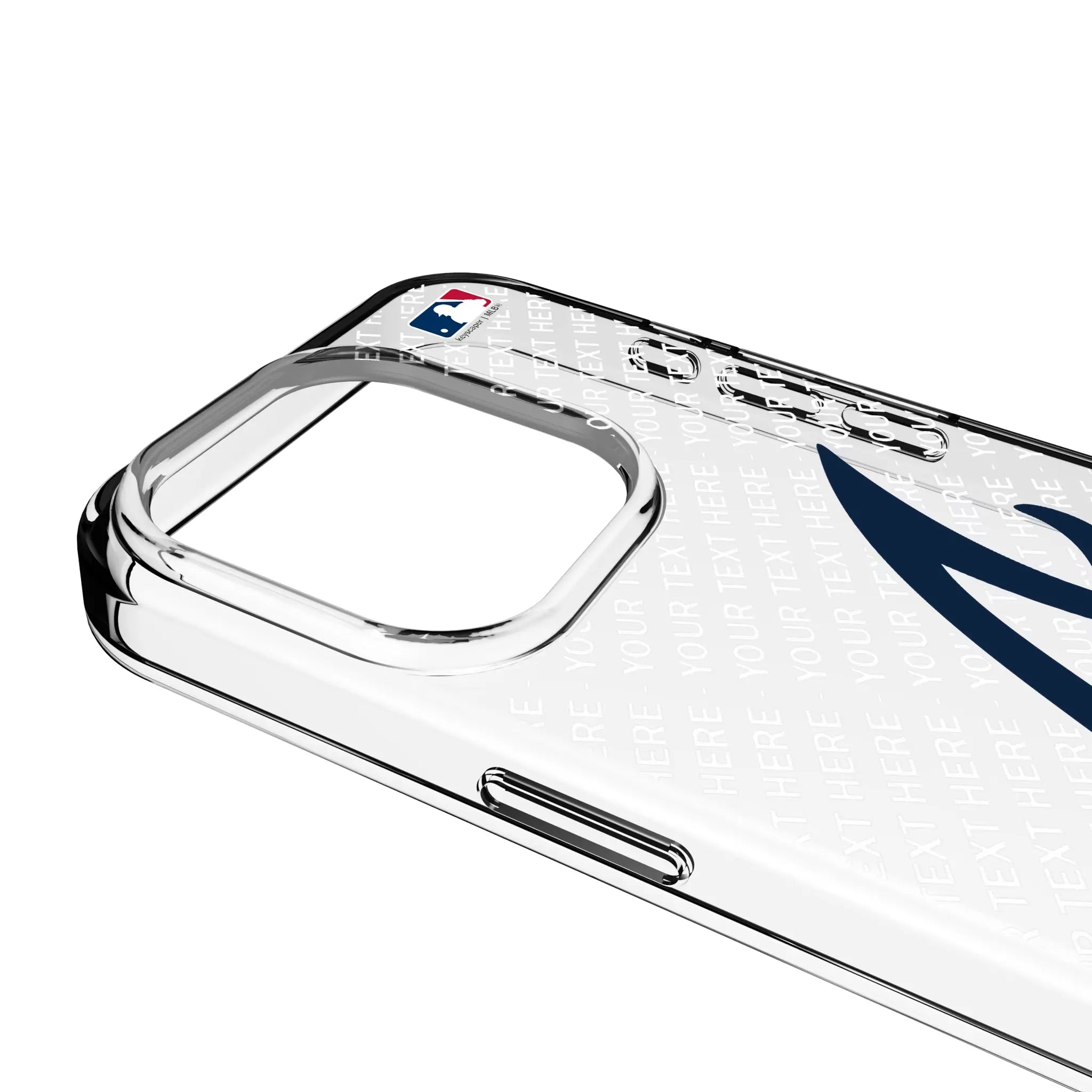 Atlanta Braves Personalized EndZone Plus iPhone Clear Phone Case for Apple iPhone - Detail