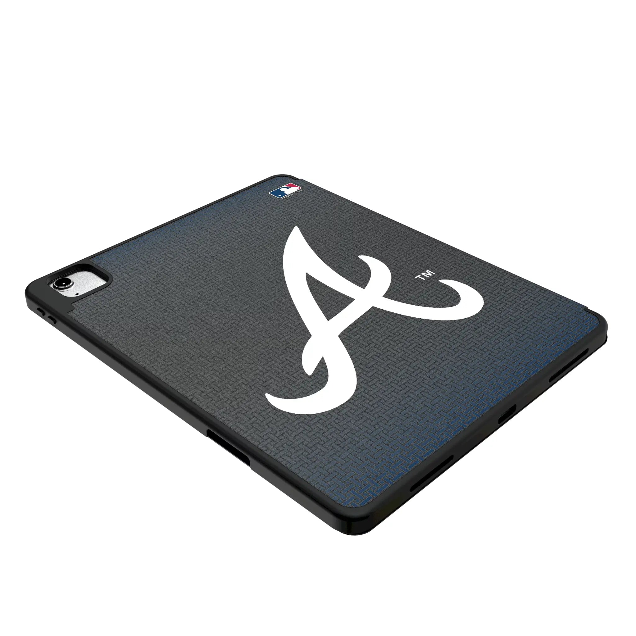 Atlanta Braves Personalized Linen iPad Tablet Case for Apple iPad - Isometric View