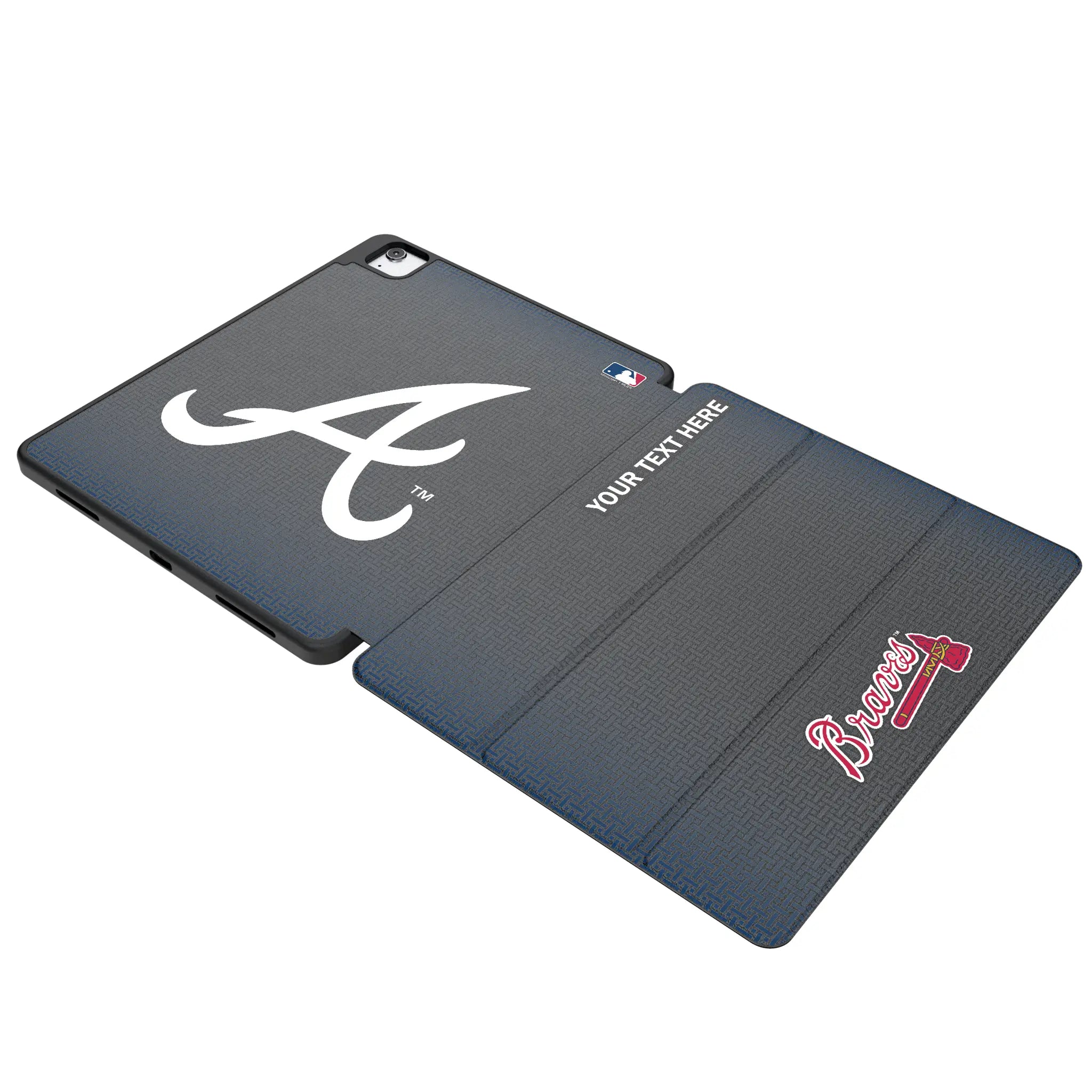 Atlanta Braves Personalized Linen iPad Tablet Case for Apple iPad