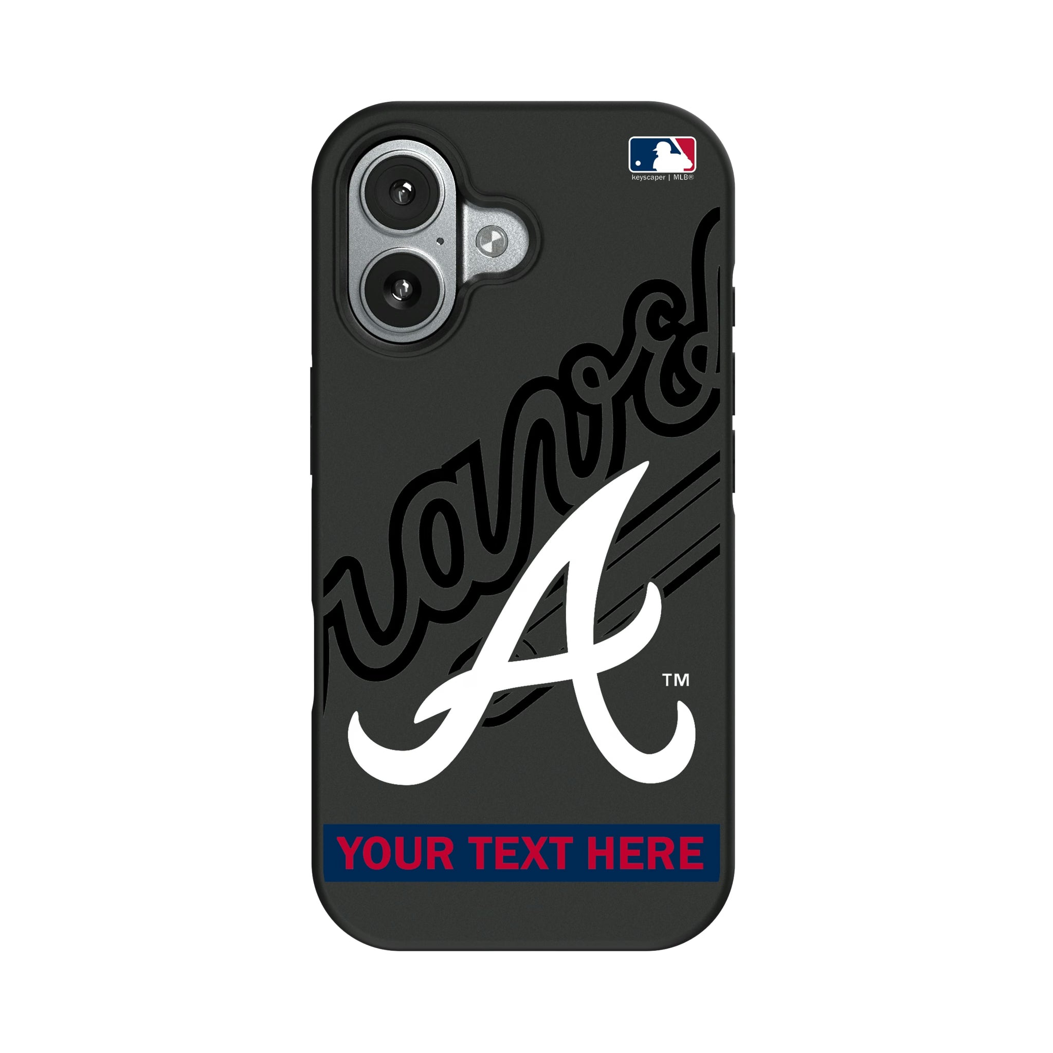 Atlanta Braves Personalized Tilt iPhone Bump Phone Case for Apple iPhone#Device_iPhone 17