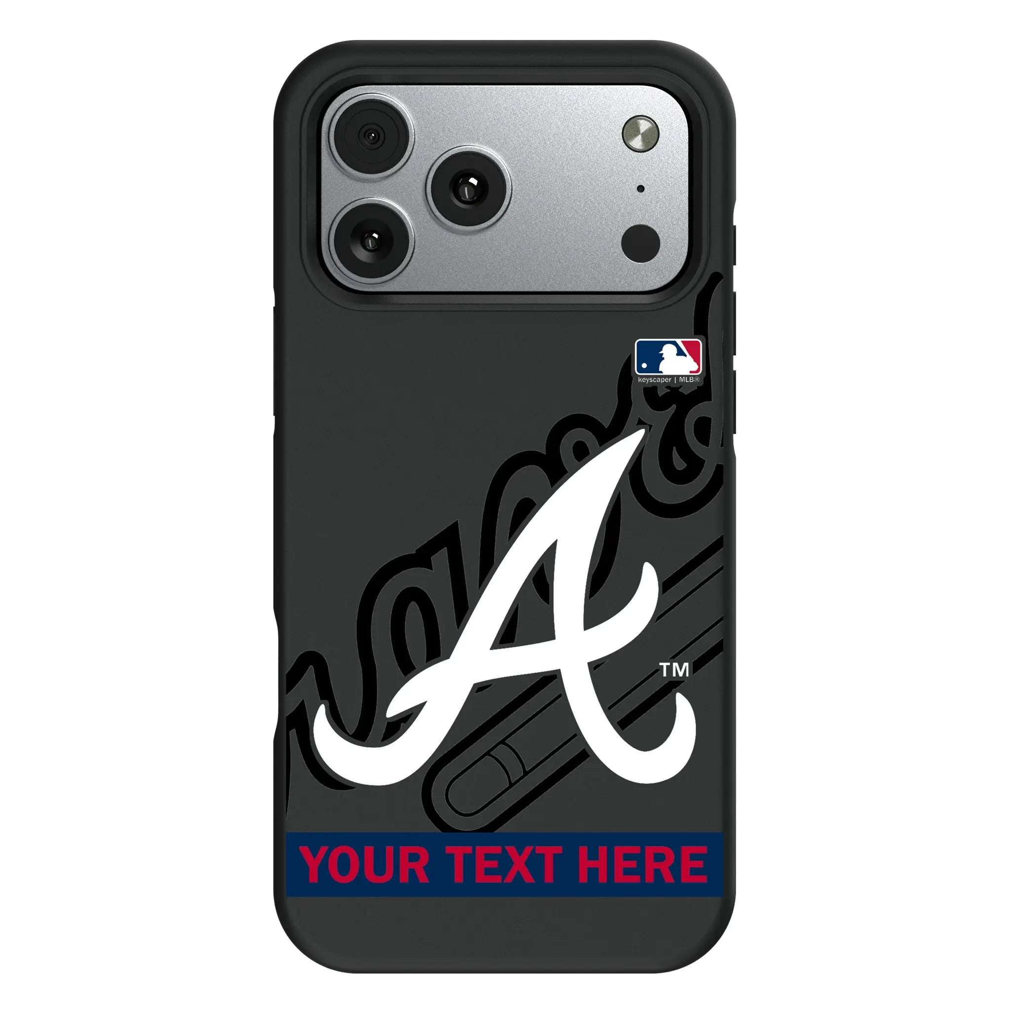 Atlanta Braves Personalized Tilt iPhone Bump Phone Case for Apple iPhone#Device_iPhone 17 Pro Max