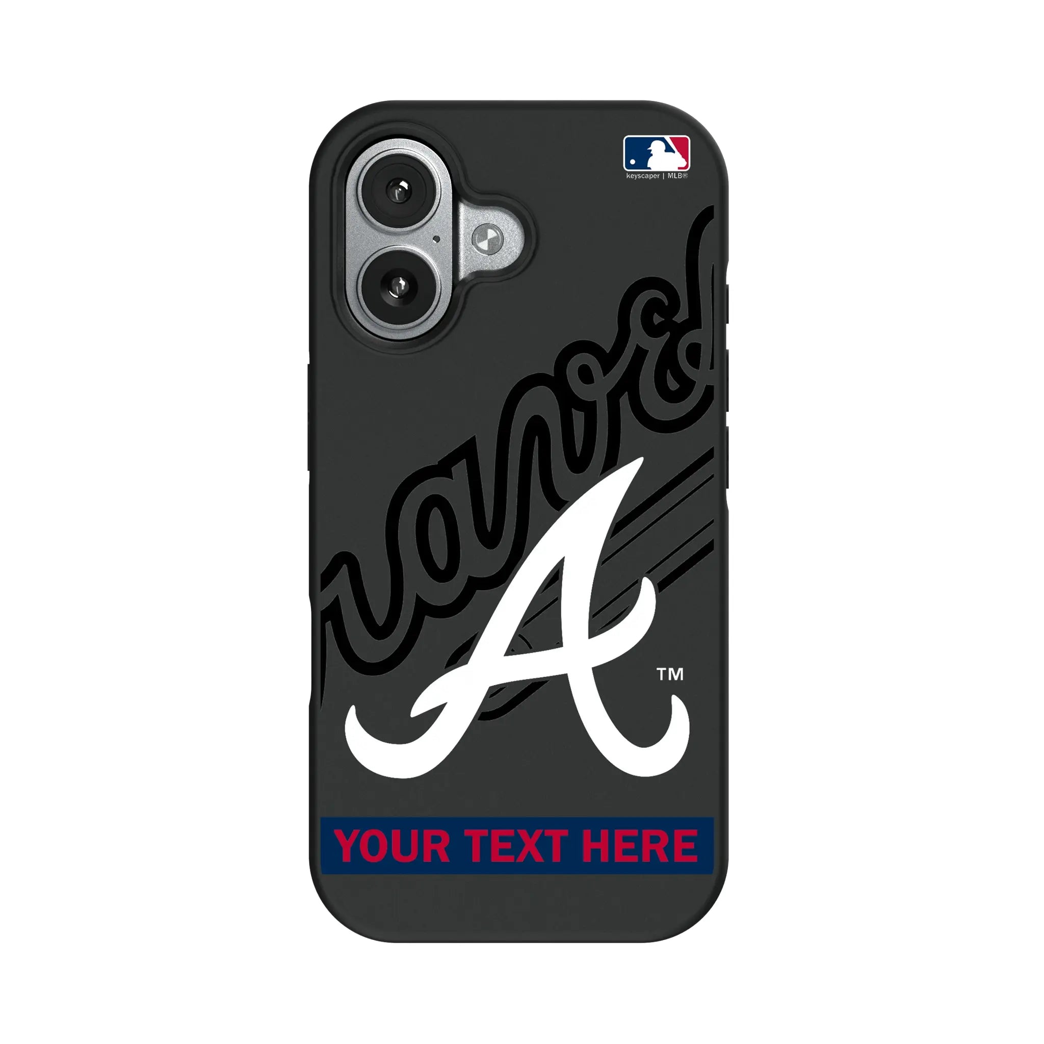 Atlanta Braves Personalized Tilt iPhone Bump Phone Case for Apple iPhone#Device_iPhone 17