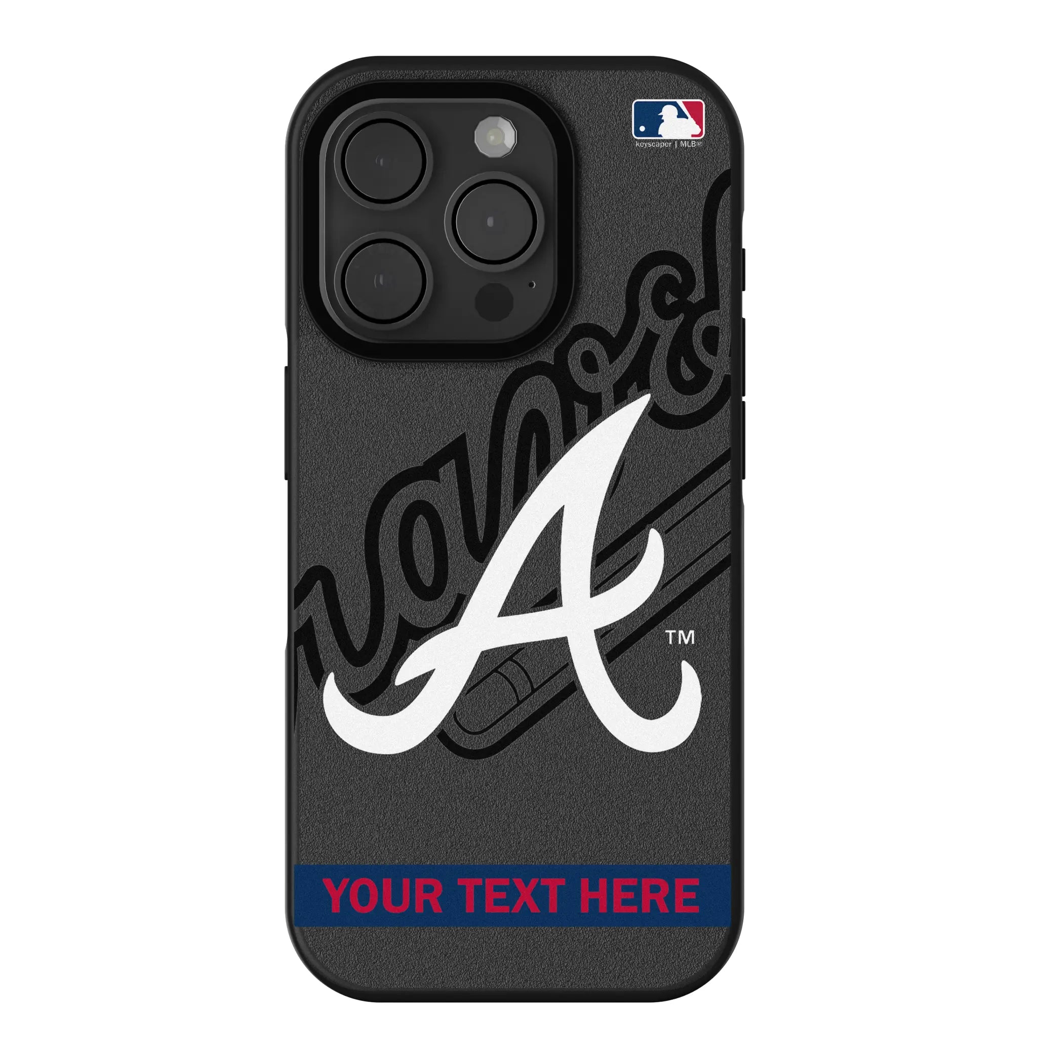 Atlanta Braves Personalized Tilt iPhone Bump Phone Case for Apple iPhone