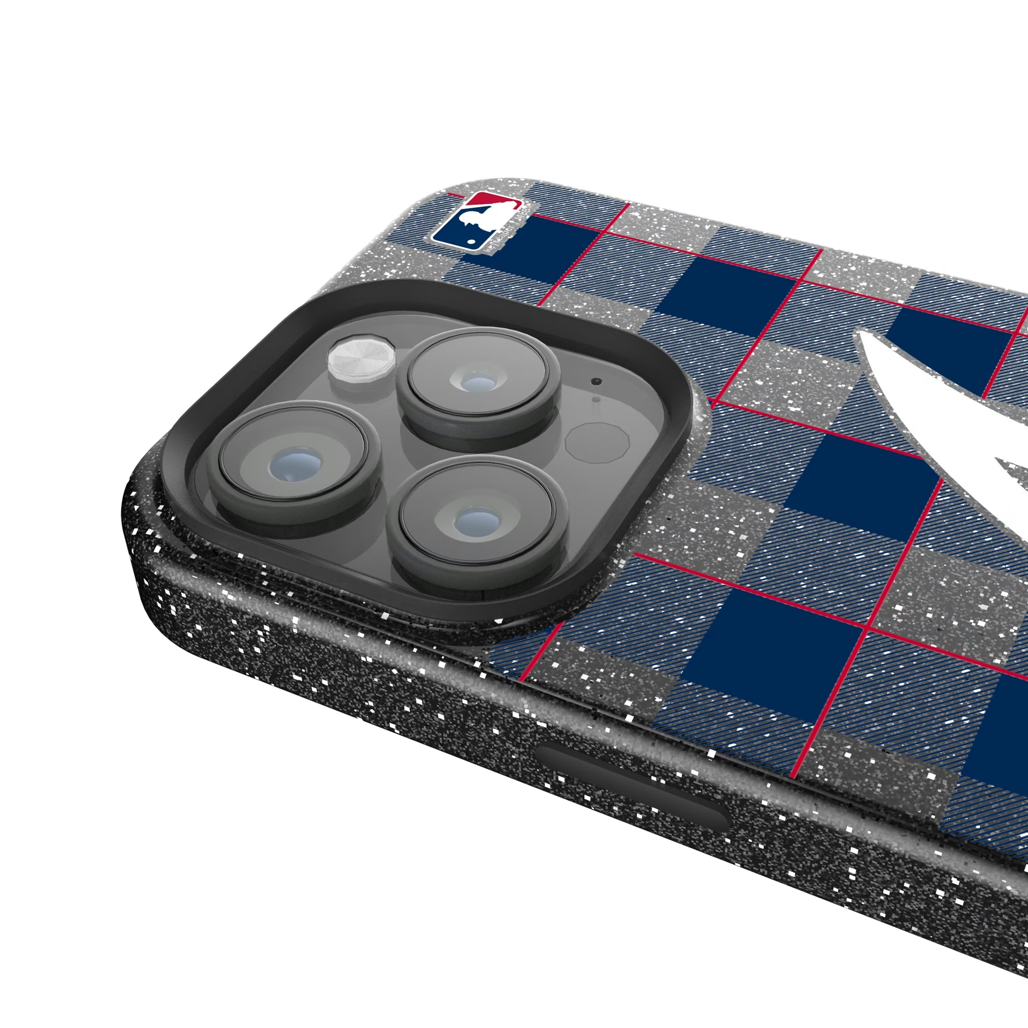 Atlanta Braves Plaid iPhone Bling Phone Case for Apple iPhone - Detail