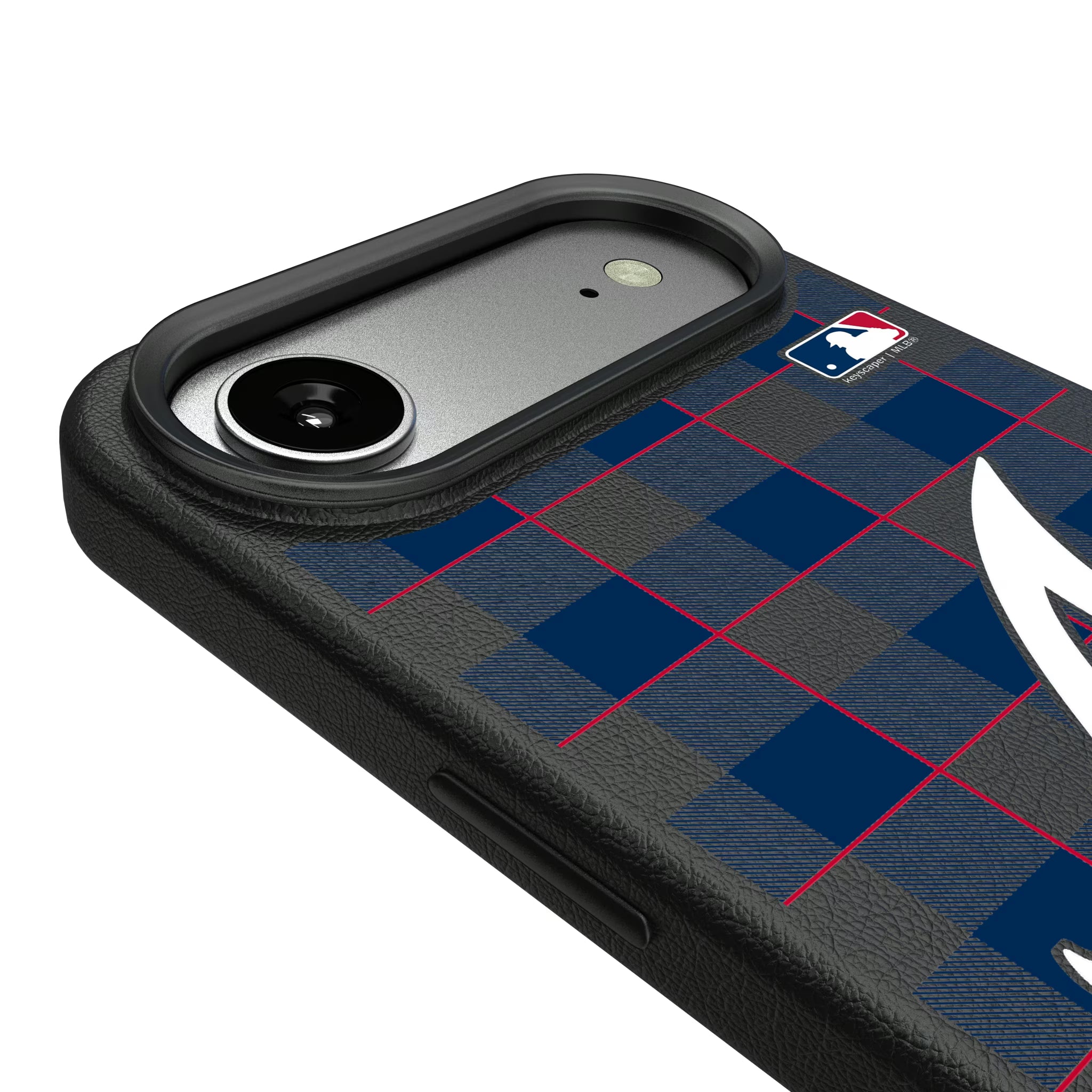 Atlanta Braves Plaid iPhone MagSafe Compatible Phone Case for Apple iPhone - Detail#Device_iPhone Air