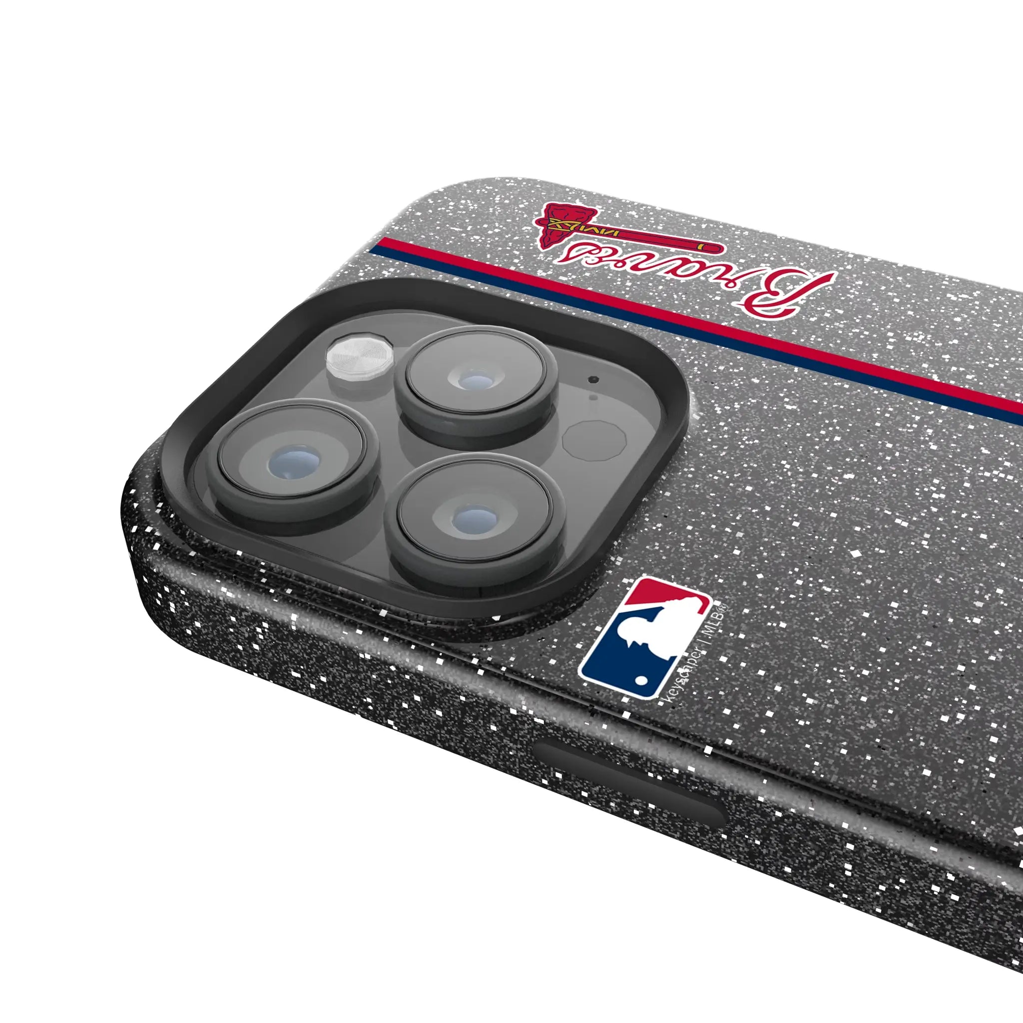 Atlanta Braves Sidebar iPhone Bling Phone Case for Apple iPhone - Detail