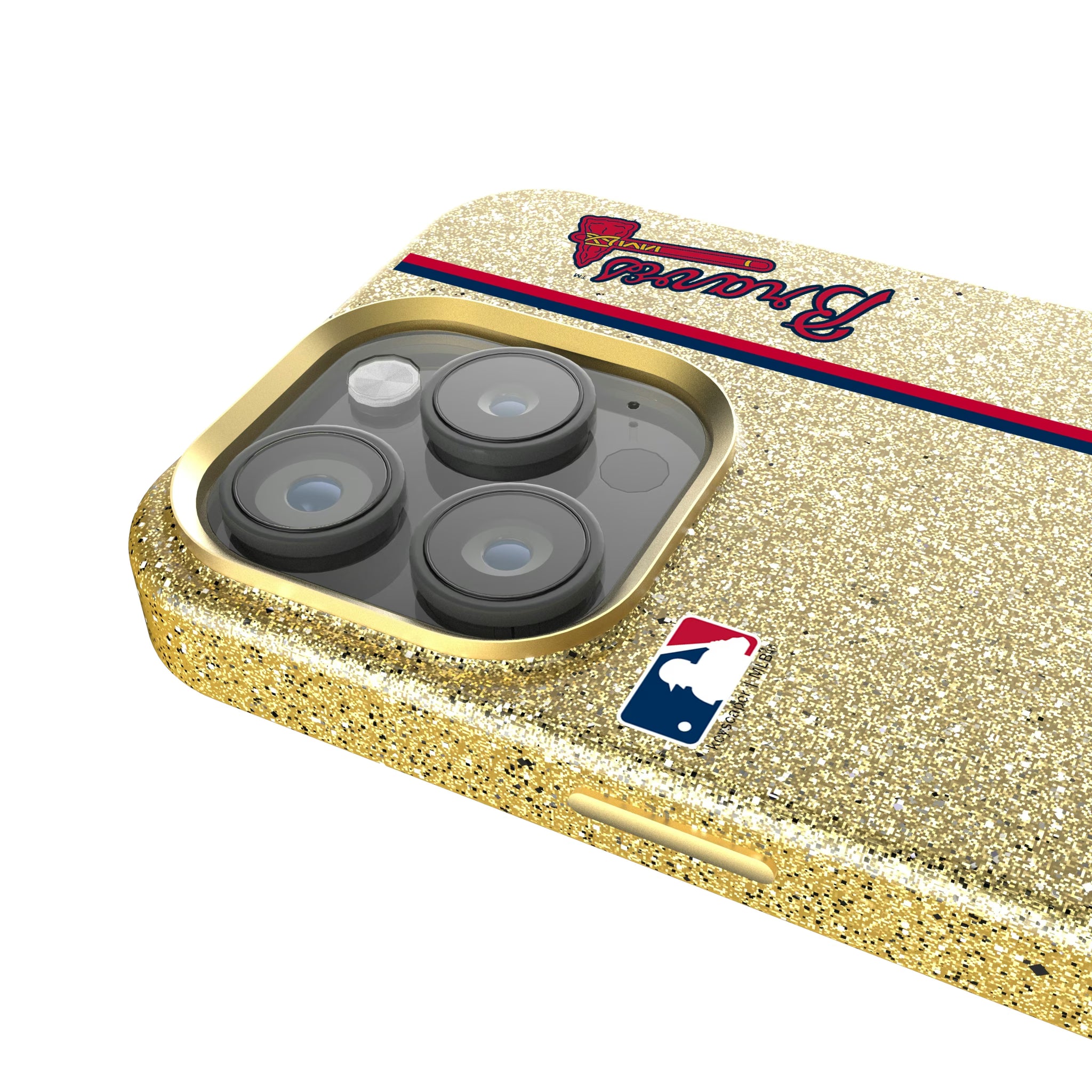Atlanta Braves Sidebar iPhone Bling Phone Case for Apple iPhone - Detail
