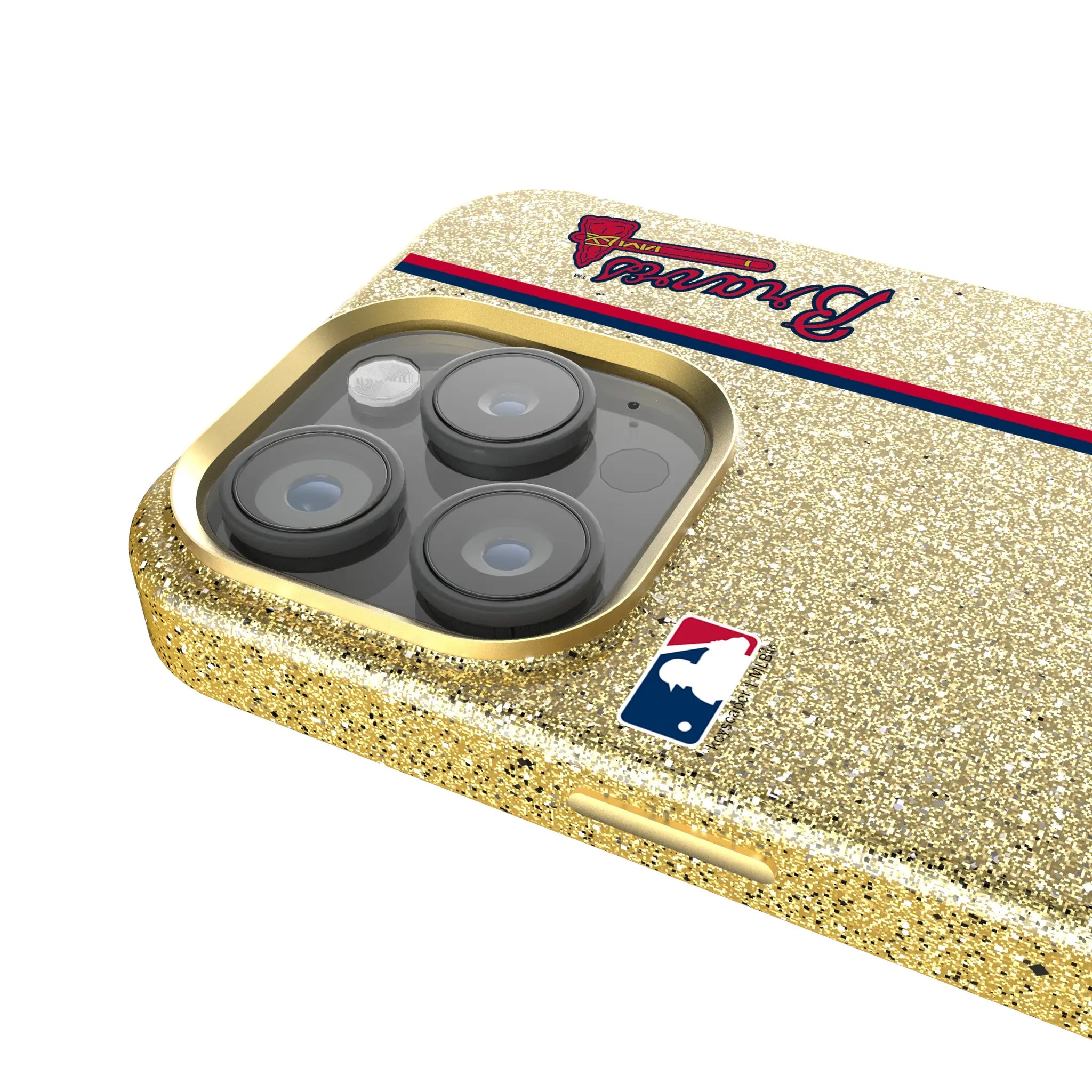 Atlanta Braves Sidebar iPhone Bling Phone Case for Apple iPhone - Detail
