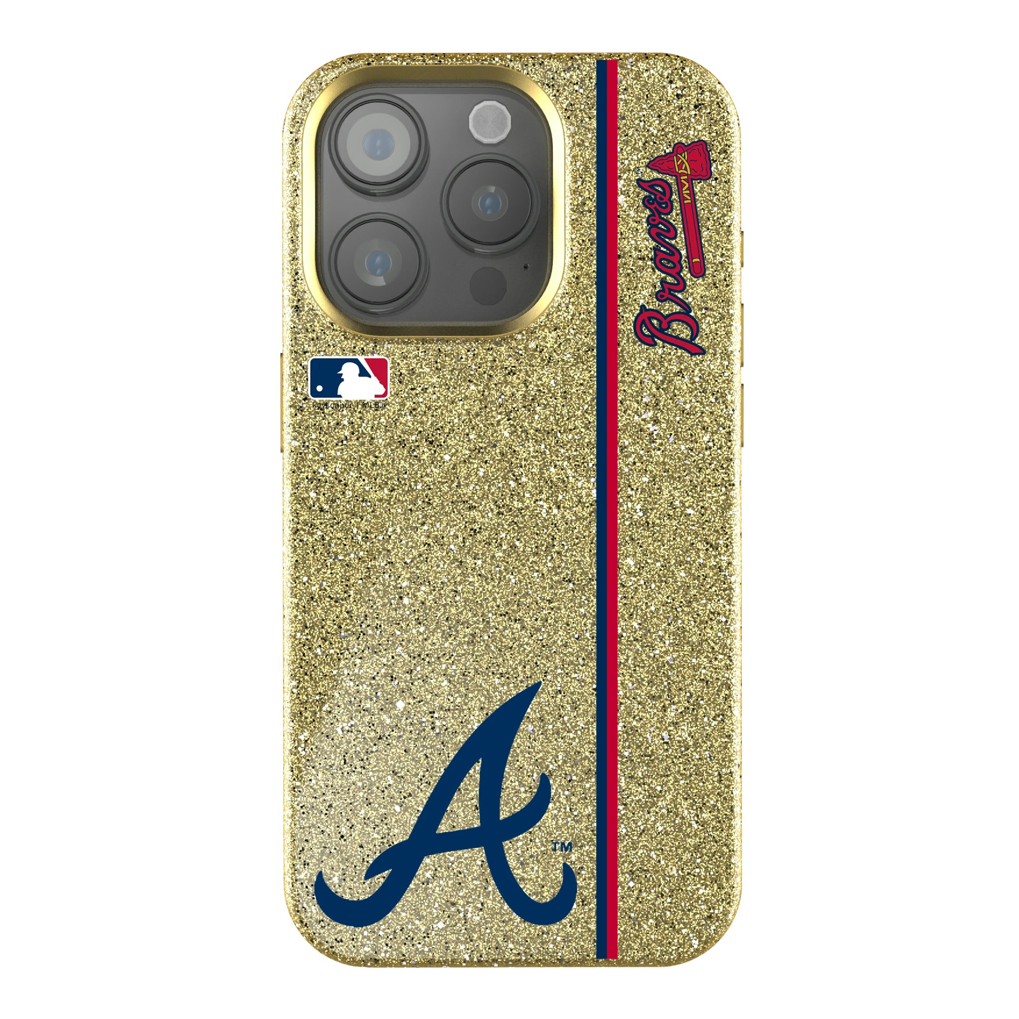 Atlanta Braves Sidebar iPhone Bling Phone Case for Apple iPhone