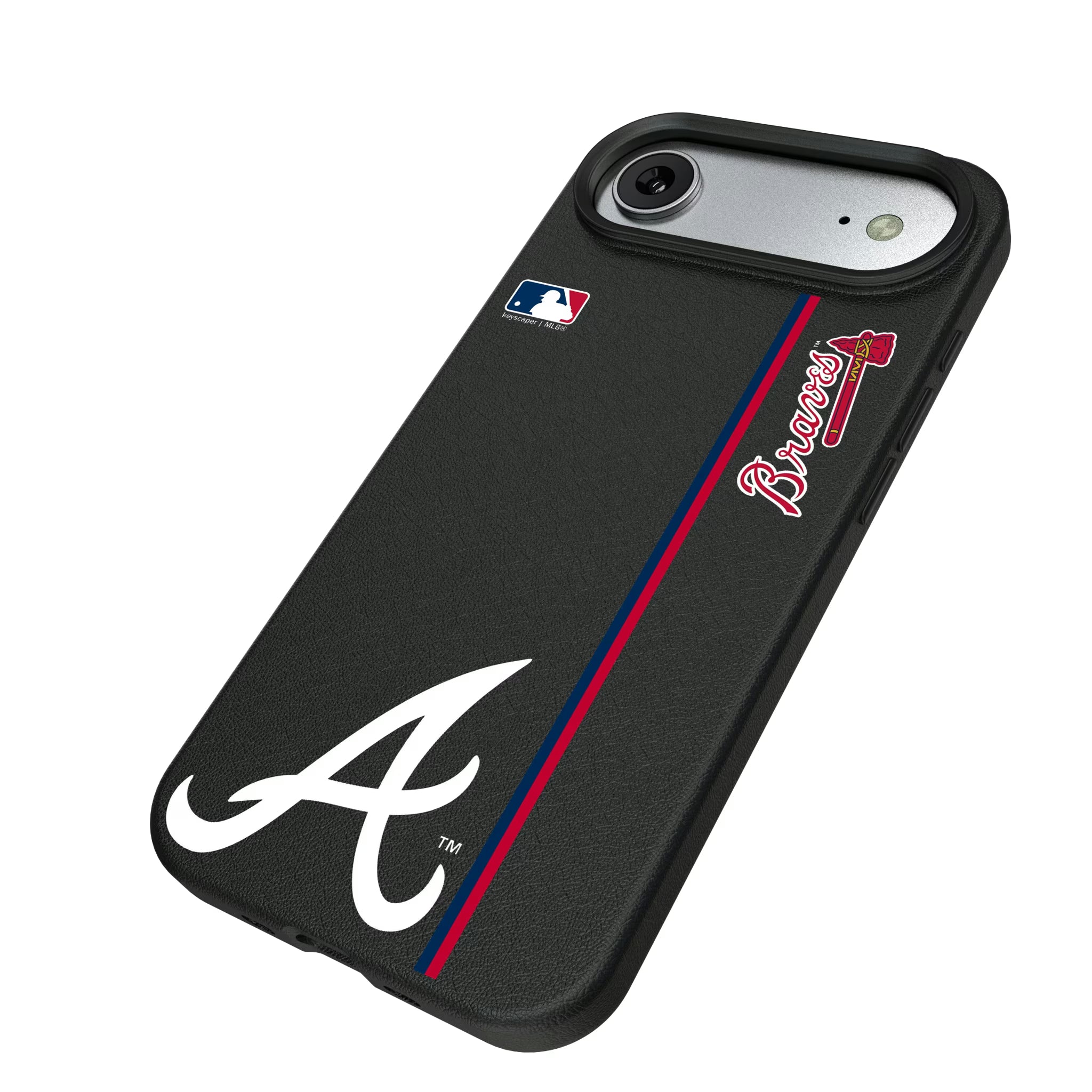 Atlanta Braves Sidebar iPhone MagSafe Compatible Phone Case for Apple iPhone - Isometric View#Device_iPhone Air