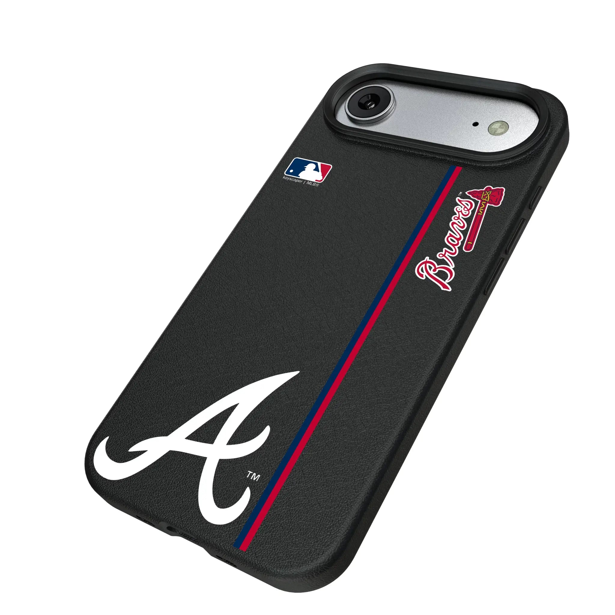 Atlanta Braves Sidebar iPhone MagSafe Compatible Phone Case for Apple iPhone - Isometric View#Device_iPhone Air