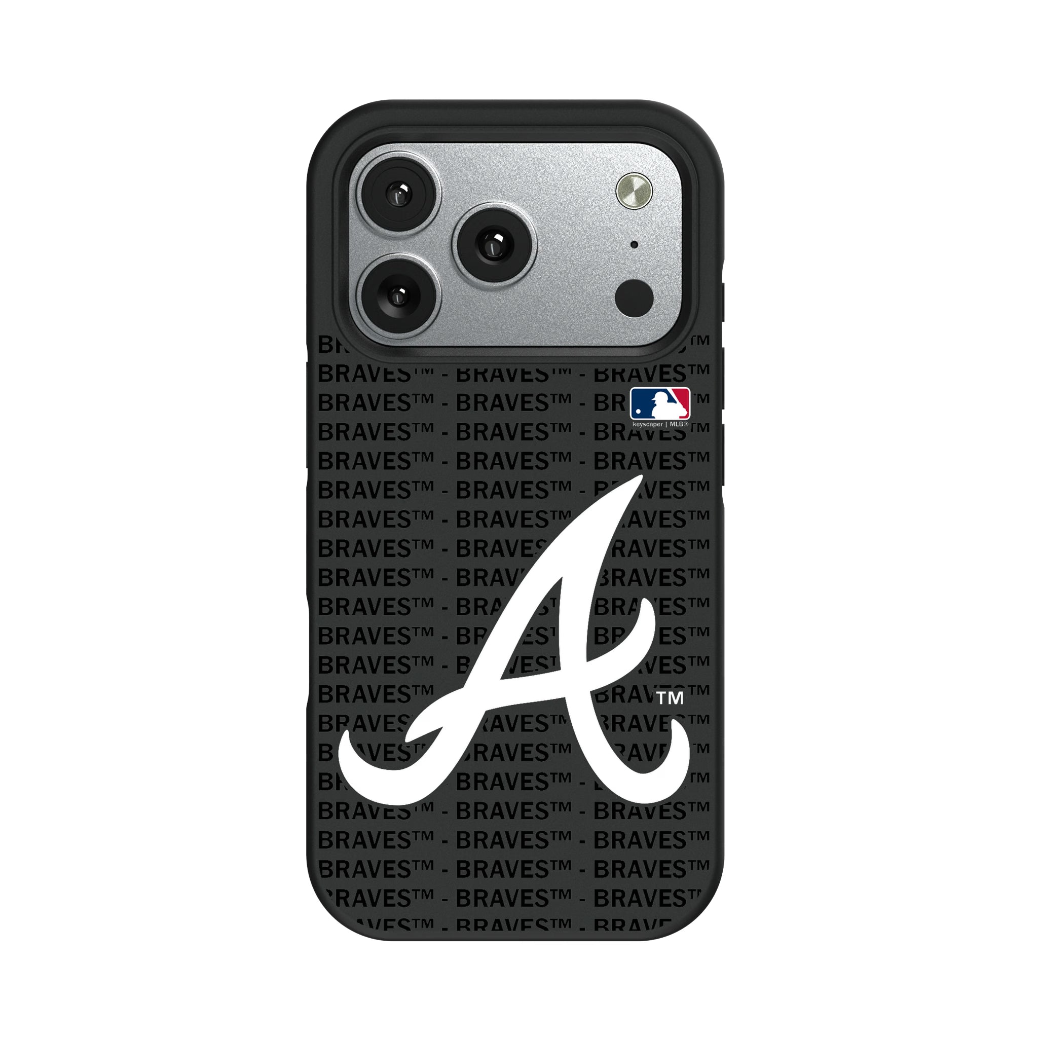 Atlanta Braves Text Backdrop iPhone Bump Phone Case for Apple iPhone#Device_iPhone 17 Pro