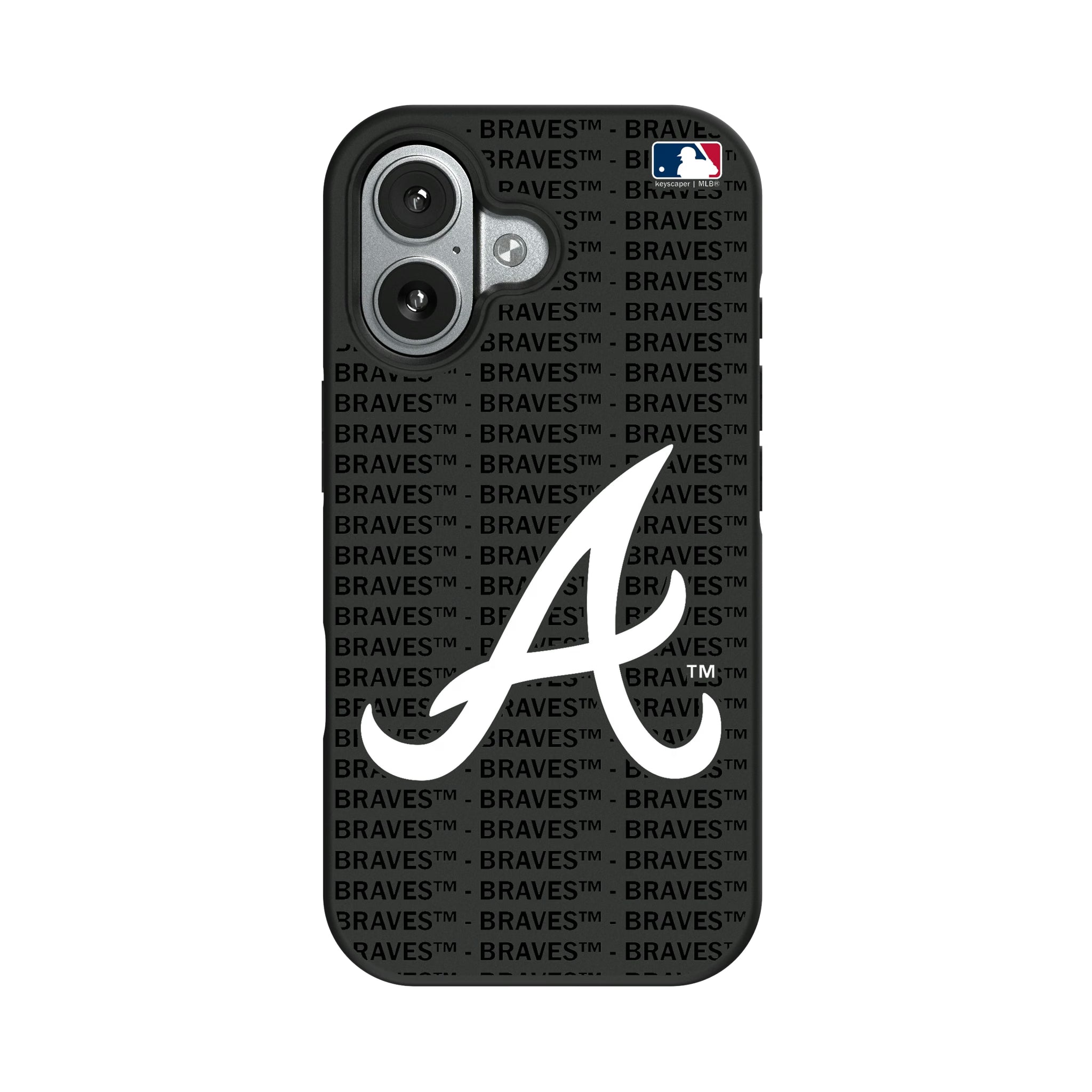 Atlanta Braves Text Backdrop iPhone Bump Phone Case for Apple iPhone#Device_iPhone 17