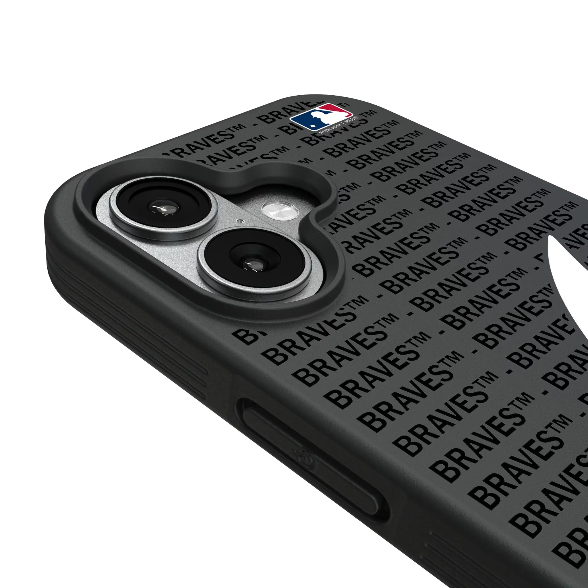 Atlanta Braves Text Backdrop iPhone Bump Phone Case for Apple iPhone - Detail#Device_iPhone 17