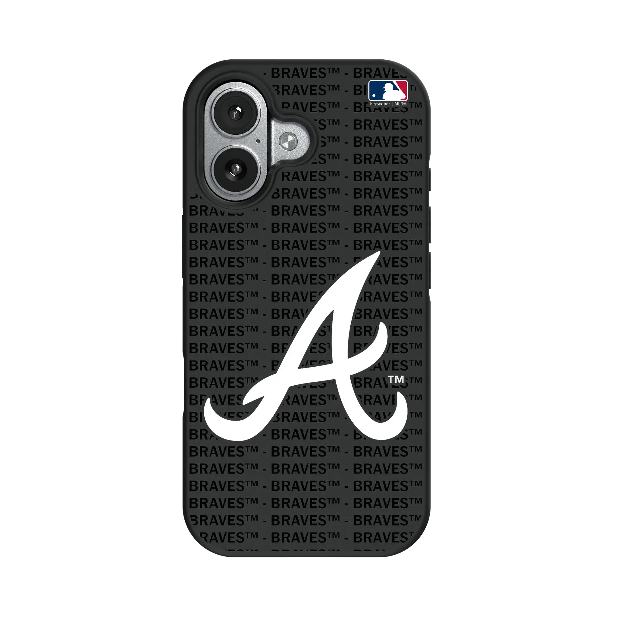 Atlanta Braves Text Backdrop iPhone Bump Phone Case for Apple iPhone#Device_iPhone 17