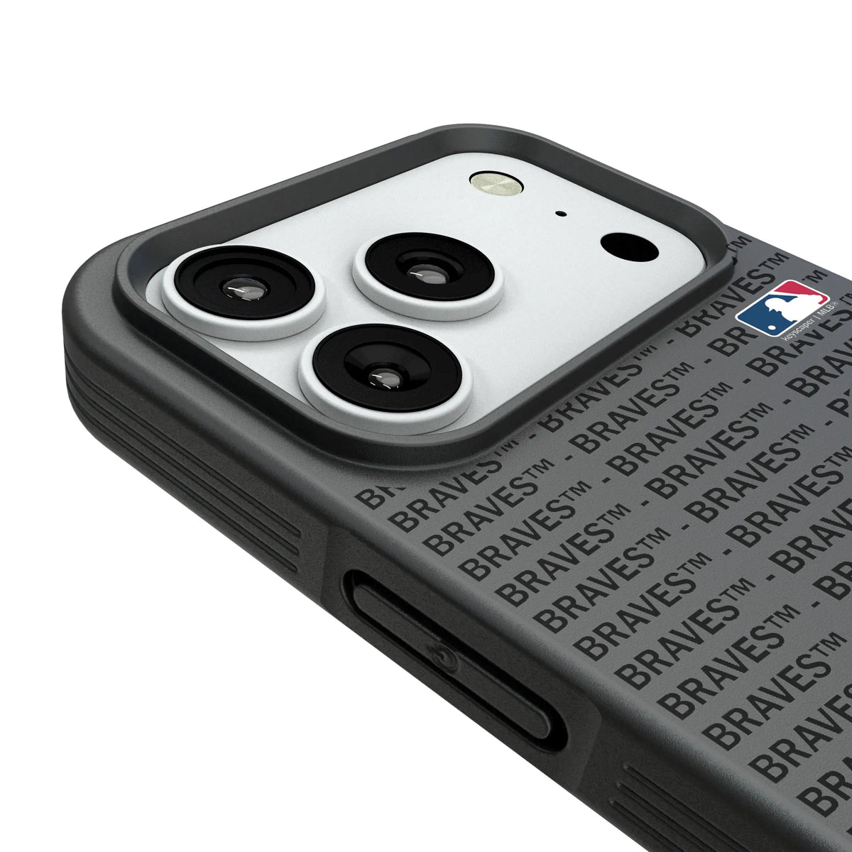 Atlanta Braves Text Backdrop iPhone Bump Phone Case for Apple iPhone - Detail#Device_iPhone 18 Pro