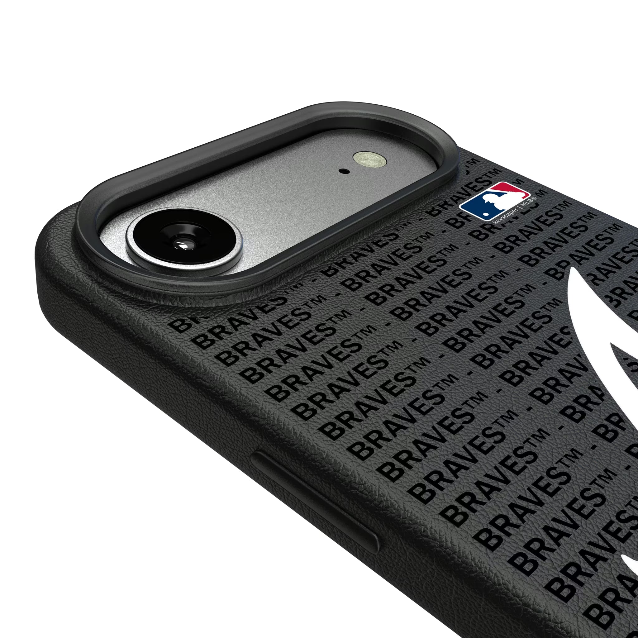 Atlanta Braves Text Backdrop iPhone MagSafe Compatible Phone Case for Apple iPhone - Detail#Device_iPhone Air