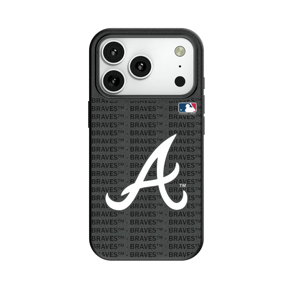 Atlanta Braves Text Backdrop MagSafe Compatible Phone Case for Apple iPhone