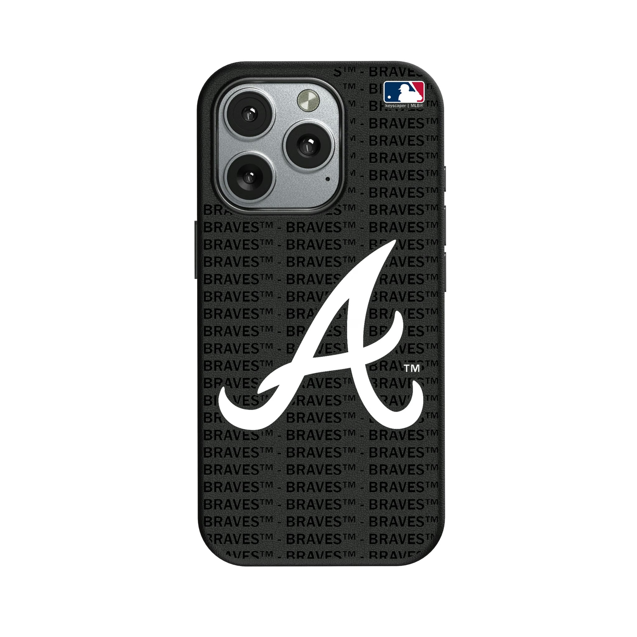Atlanta Braves Text Backdrop iPhone MagSafe Compatible Phone Case for Apple iPhone