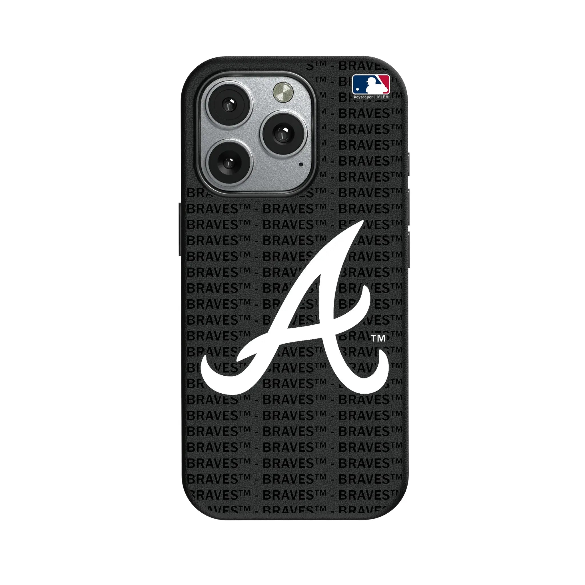 Atlanta Braves Text Backdrop iPhone MagSafe Compatible Phone Case for Apple iPhone