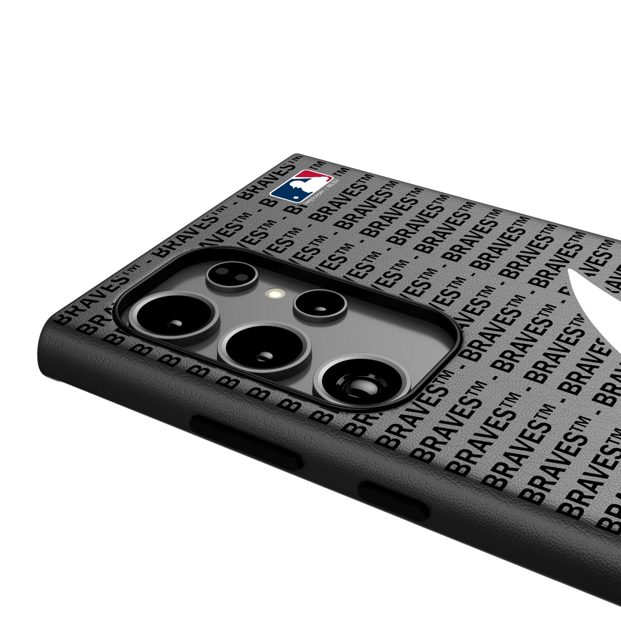 Atlanta Braves Text Backdrop Galaxy MagSafe Compatible Phone Case for Samsung Galaxy - Detail