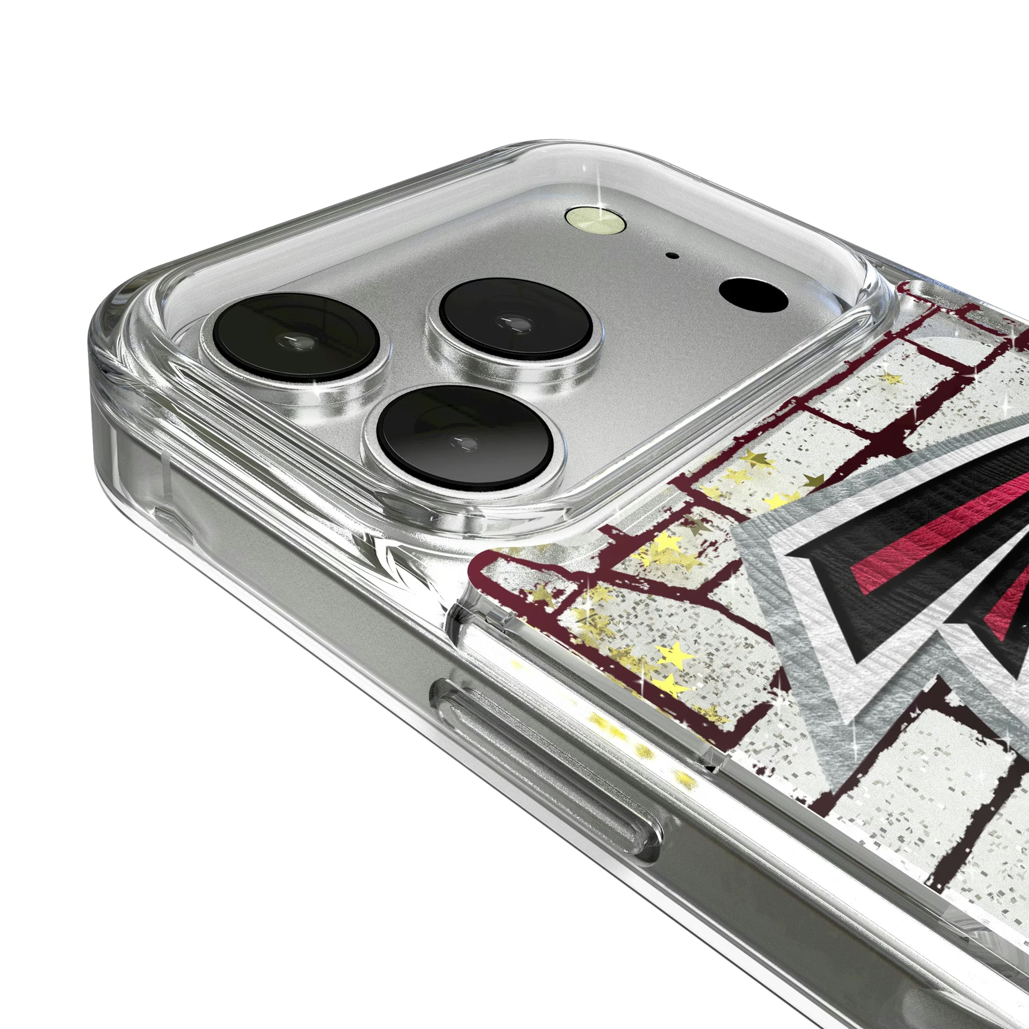 Atlanta Falcons Brick iPhone Glitter Phone Case for Apple iPhone - Detail