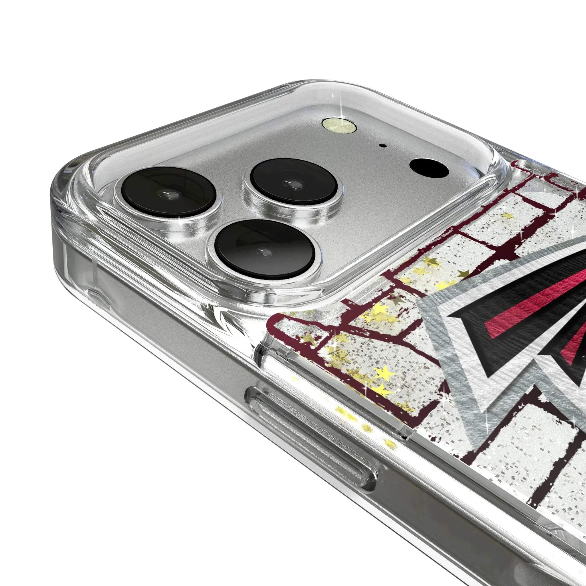 Atlanta Falcons Brick iPhone Glitter Phone Case for Apple iPhone - Detail