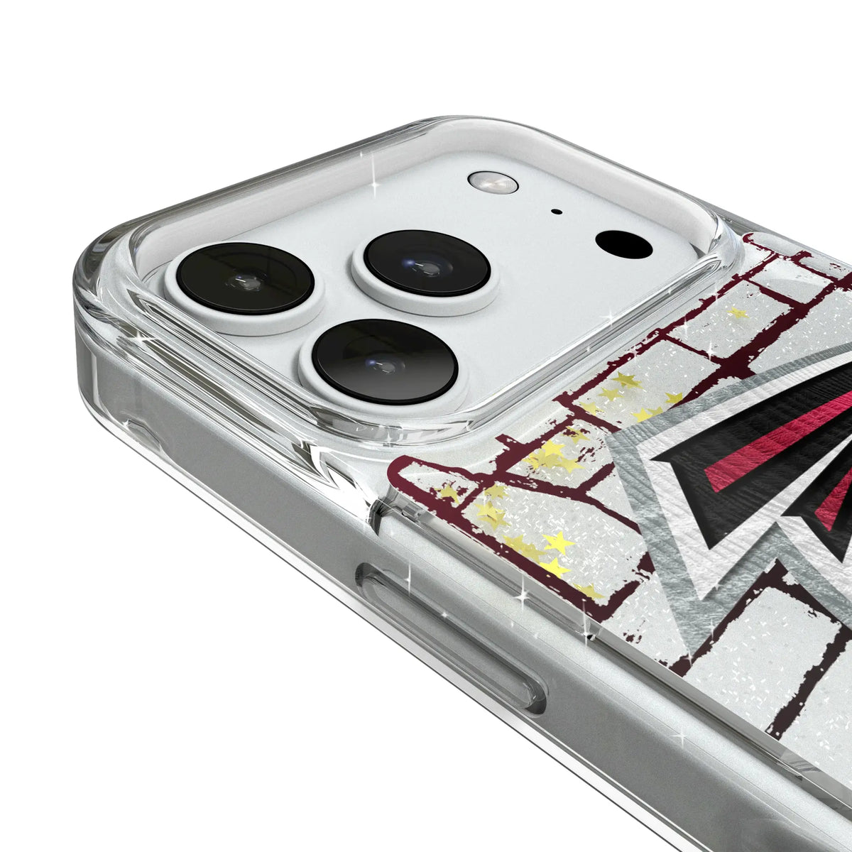 Atlanta Falcons Brick iPhone Glitter Phone Case for Apple iPhone - Detail#Device_iPhone 18 Pro