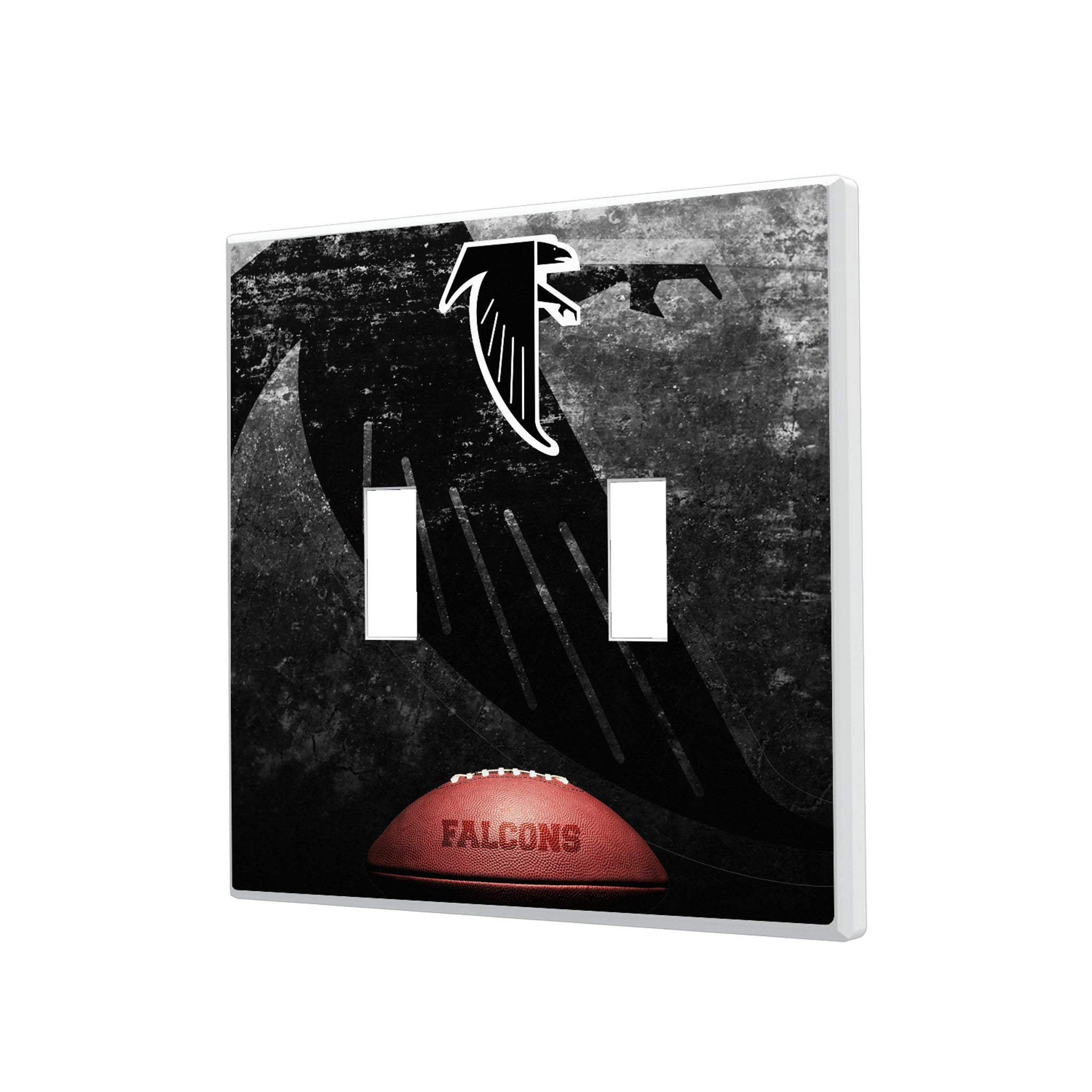 Atlanta Falcons Classic Legendary Hidden-Screw Light Switch Plate#Style_Double Toggle
