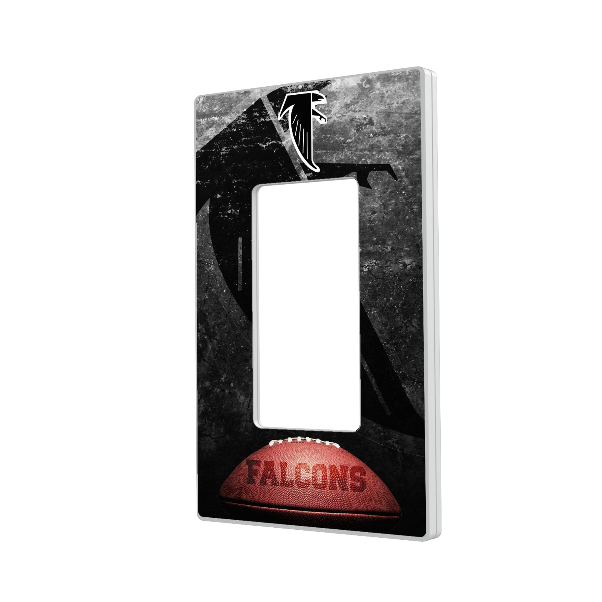 Atlanta Falcons Classic Legendary Hidden-Screw Light Switch Plate#Style_Single Rocker