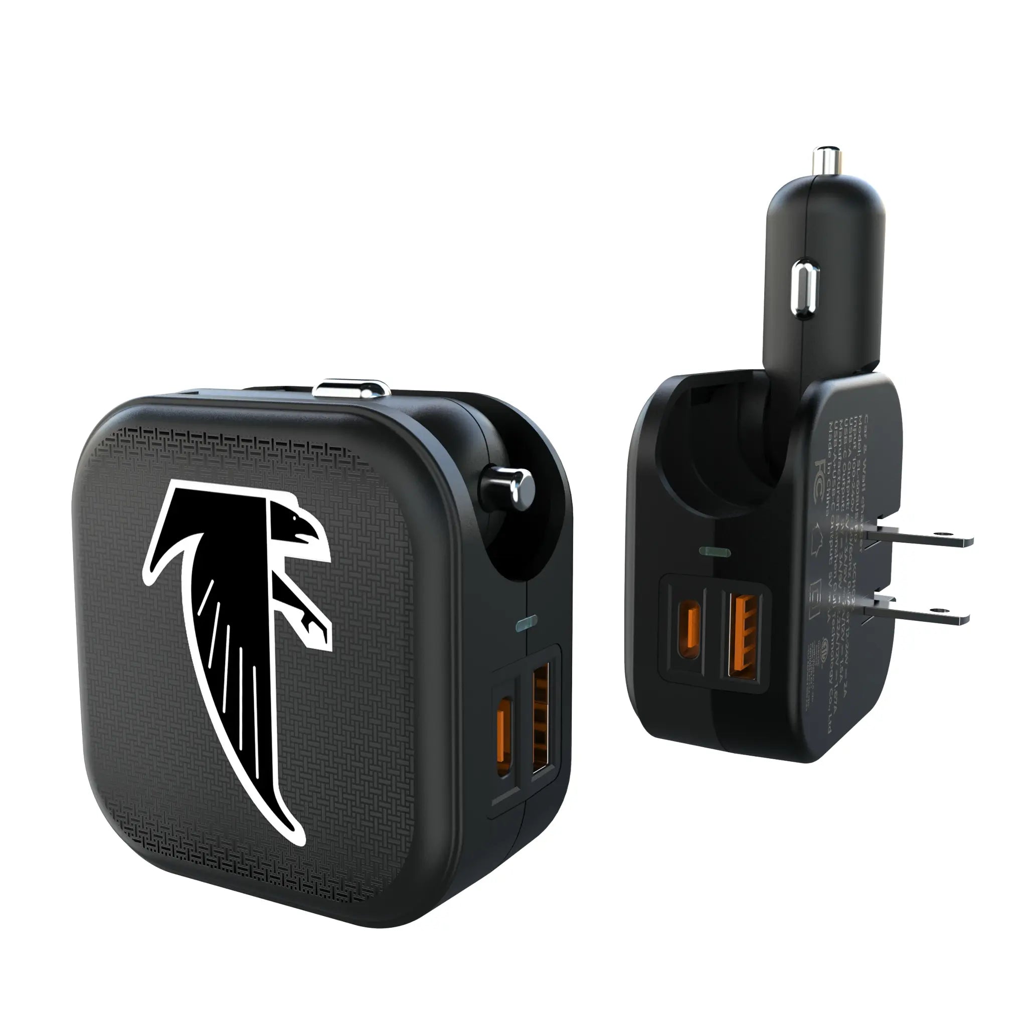 Atlanta Falcons Classic Linen 2 in 1 USB A/C Charger