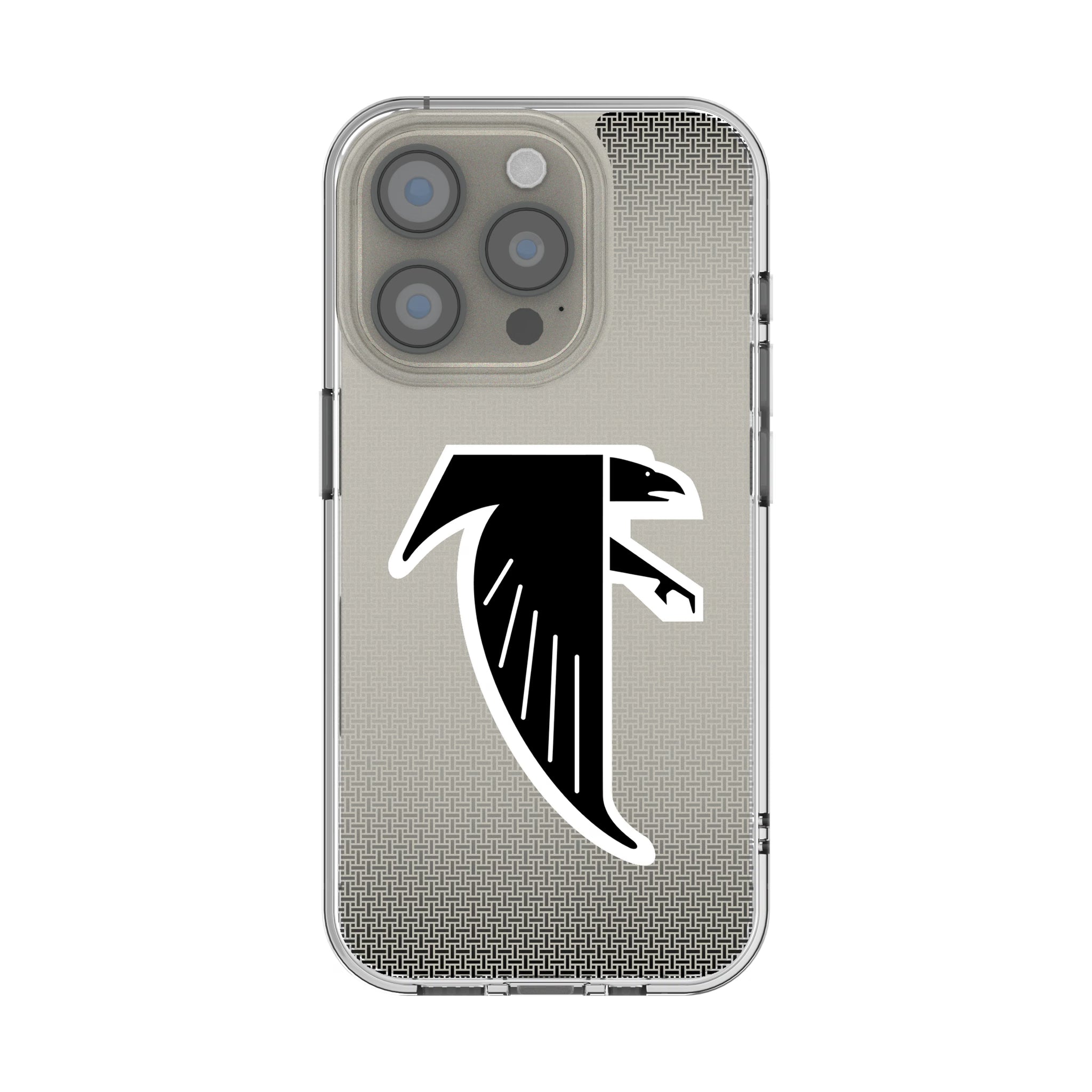 Atlanta Falcons Classic Linen iPhone Clear Phone Case for Apple iPhone