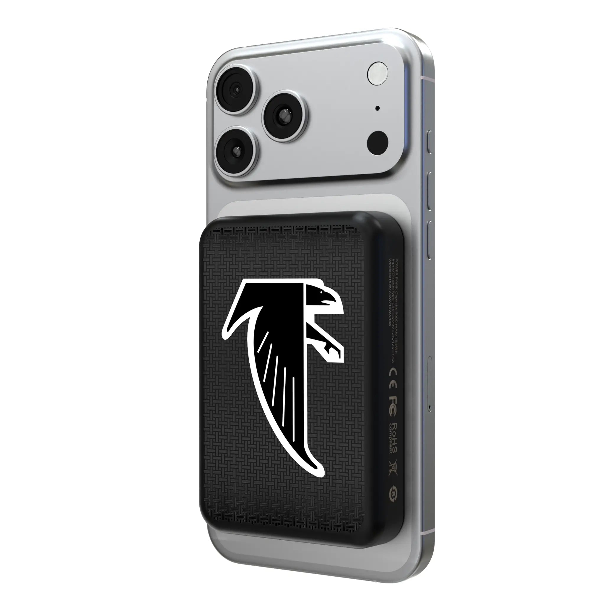 Atlanta Falcons Classic Linen Wireless Mag Power Bank