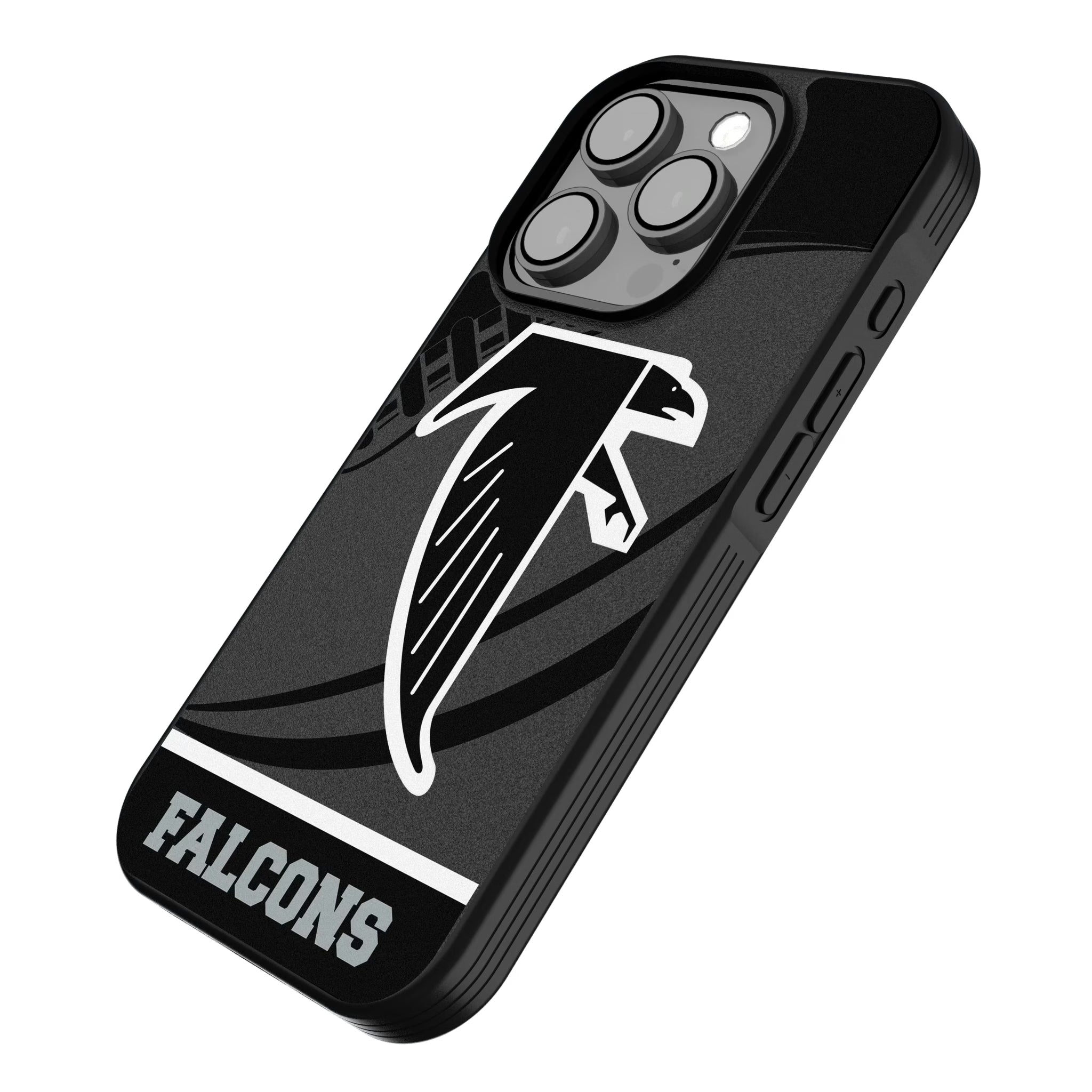 Atlanta Falcons Classic Passtime iPhone Bump Phone Case for Apple iPhone - Isometric View