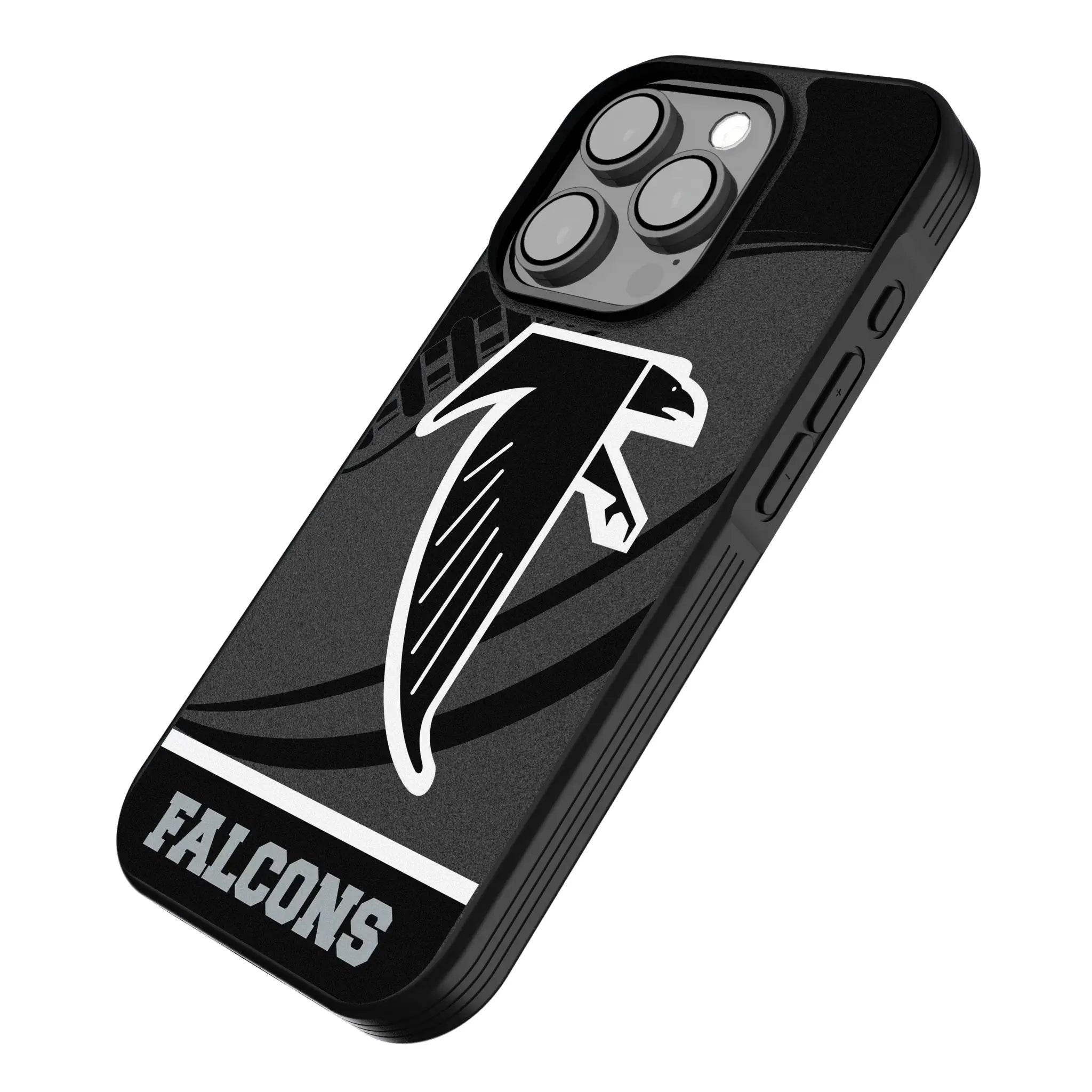 Atlanta Falcons Classic Passtime iPhone Bump Phone Case for Apple iPhone - Isometric View