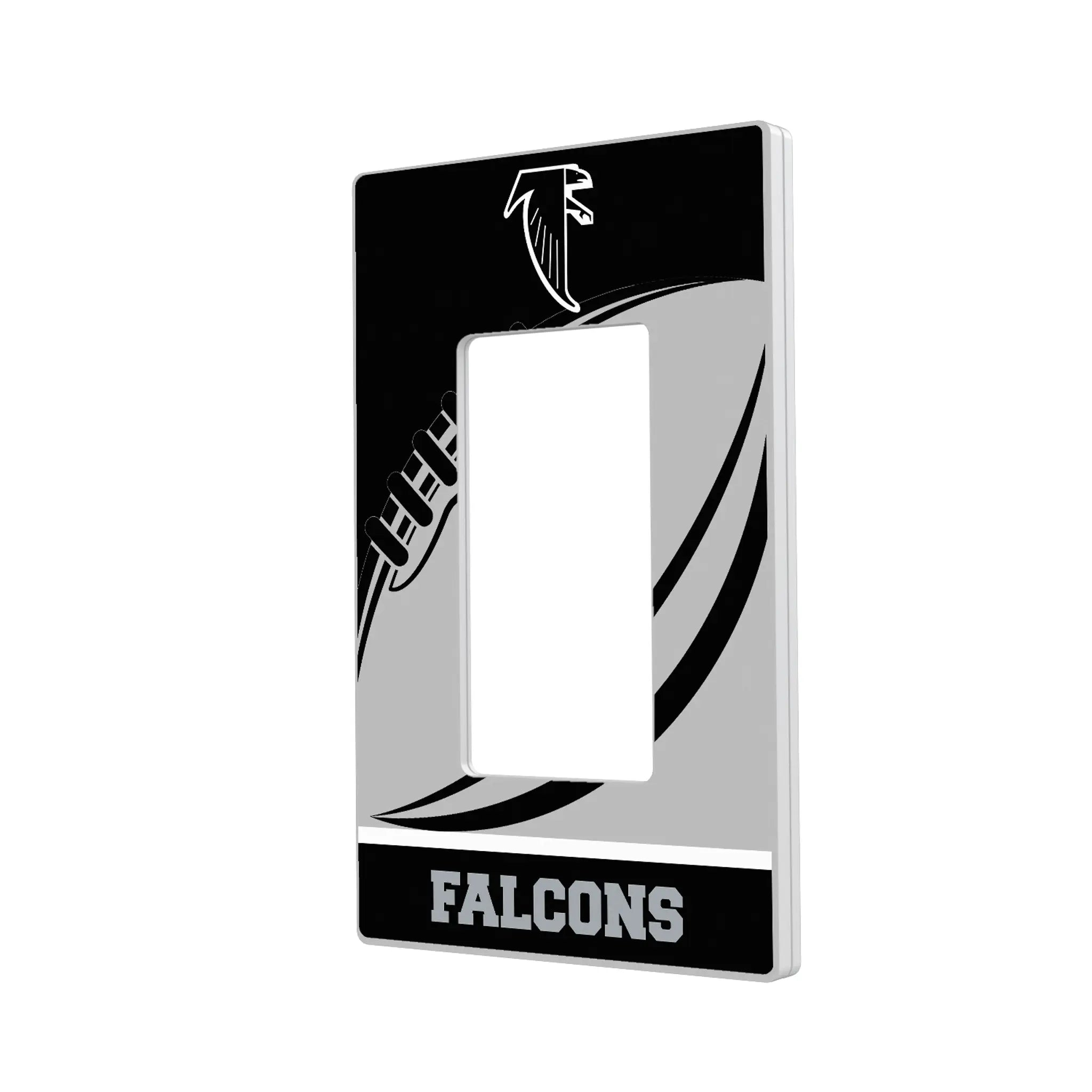 Atlanta Falcons Classic Passtime Hidden-Screw Light Switch Plate#Style_Single Rocker