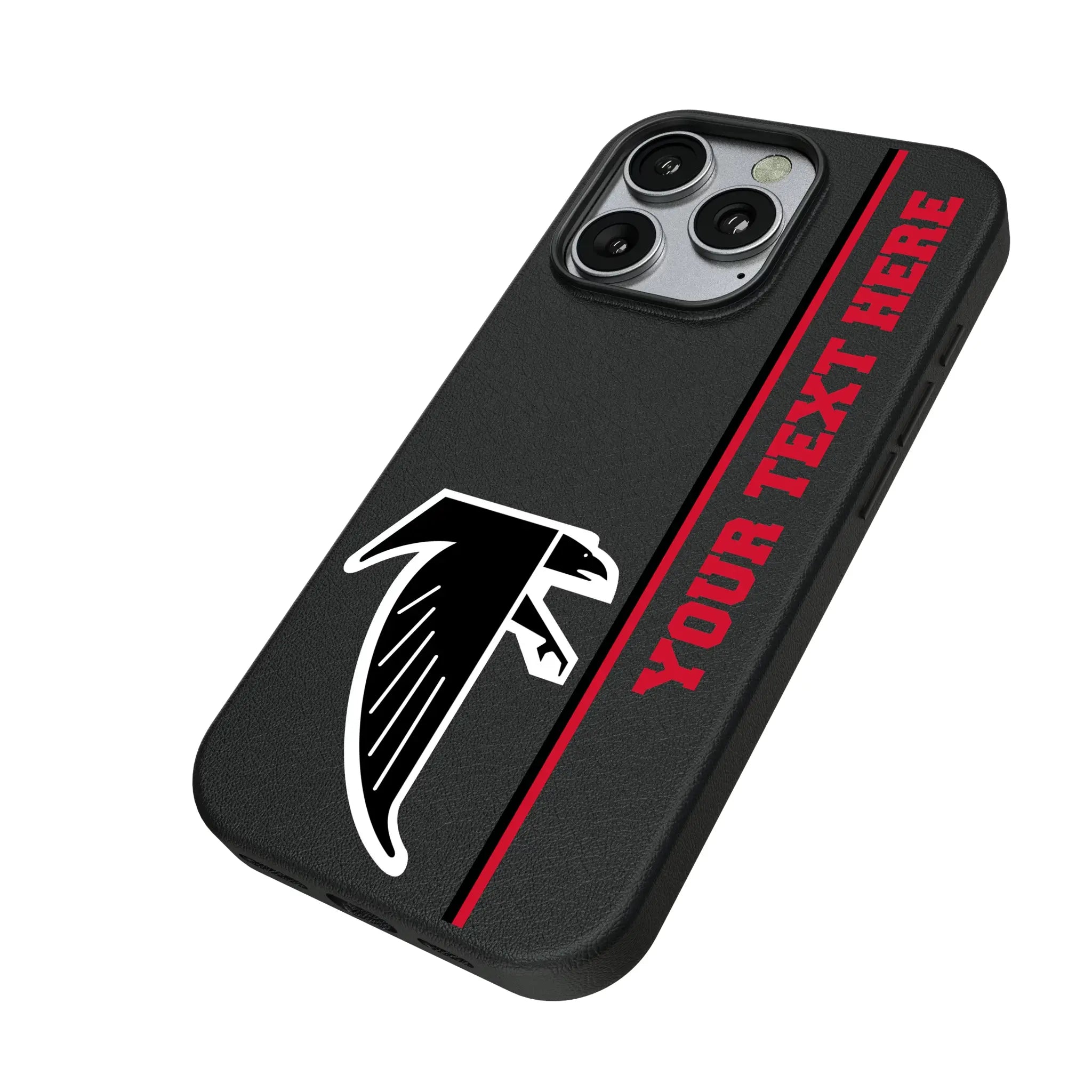 Atlanta Falcons Classic Personalized Sidebard iPhone MagSafe Compatible Phone Case for Apple iPhone - Isometric View