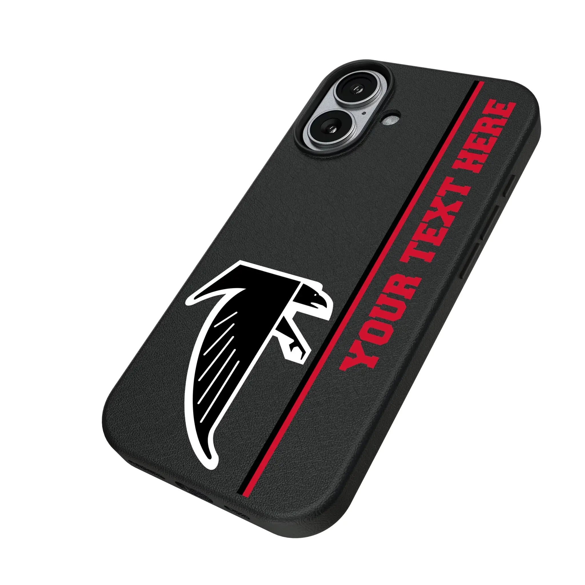 Atlanta Falcons Classic Personalized Sidebard iPhone MagSafe Compatible Phone Case for Apple iPhone - Isometric View#Device_iPhone 17