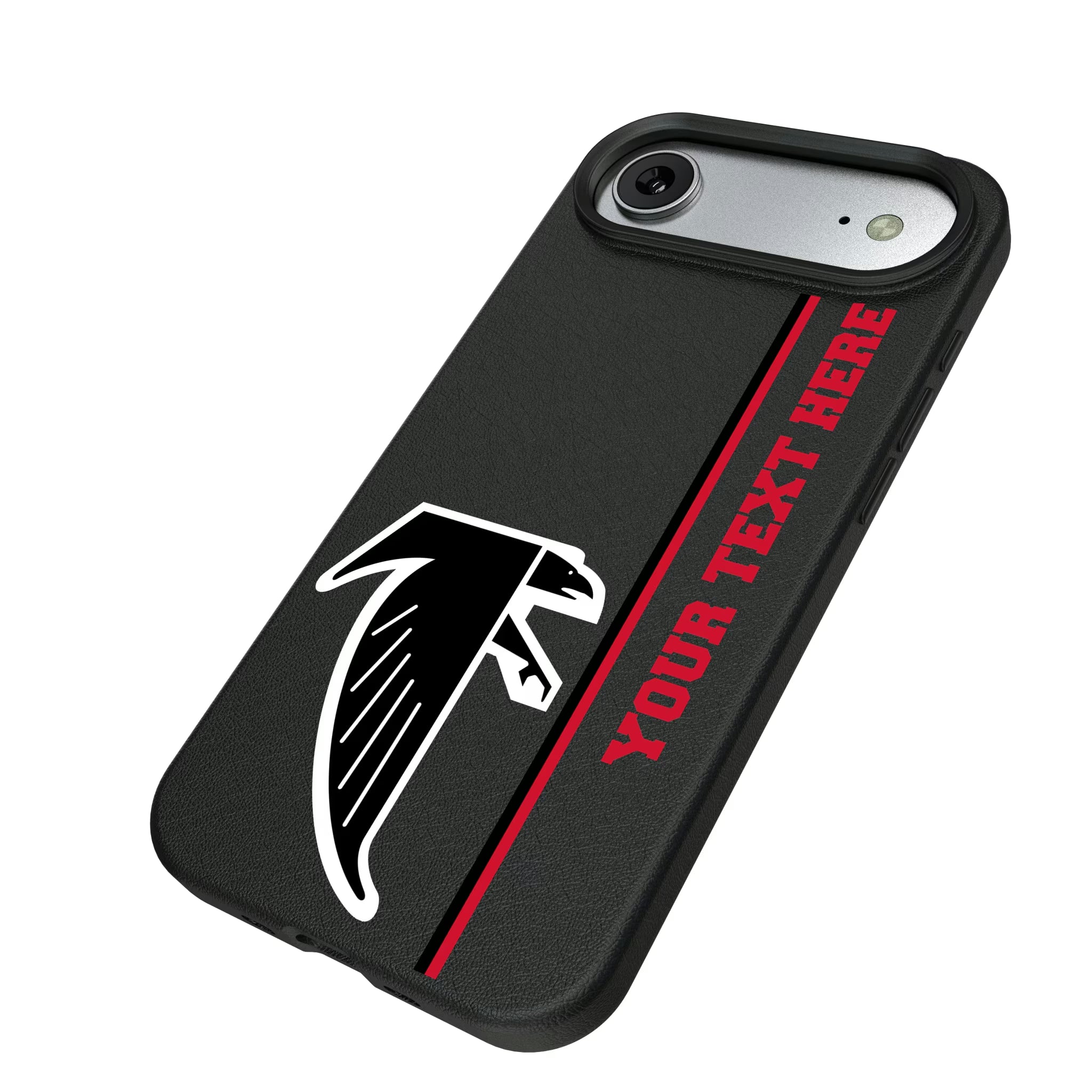 Atlanta Falcons Classic Personalized Sidebard iPhone MagSafe Compatible Phone Case for Apple iPhone - Isometric View#Device_iPhone Air