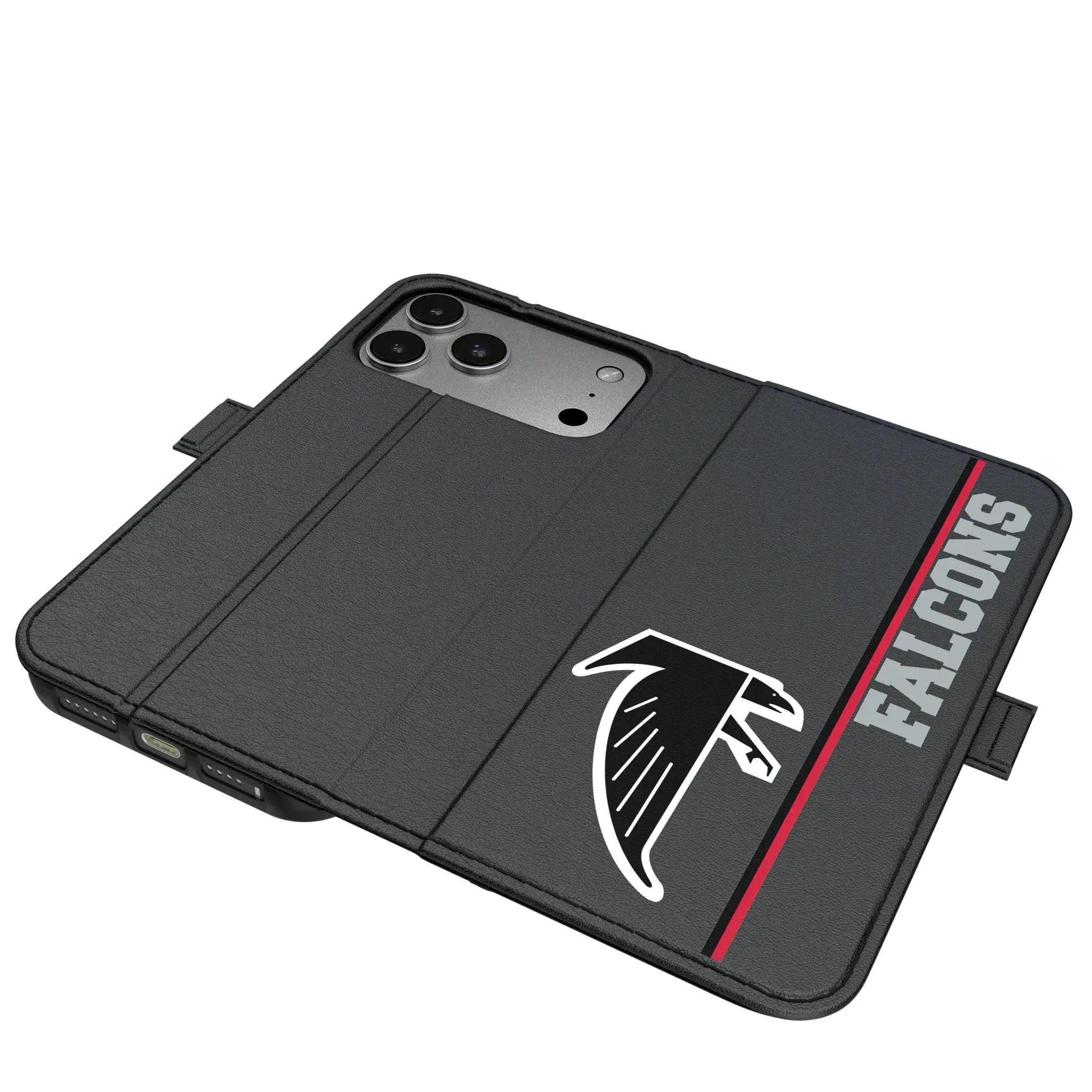 Atlanta Falcons Classic Sidebar iPhone Folio Phone Case for Apple iPhone#Device_iPhone 17 Pro Max