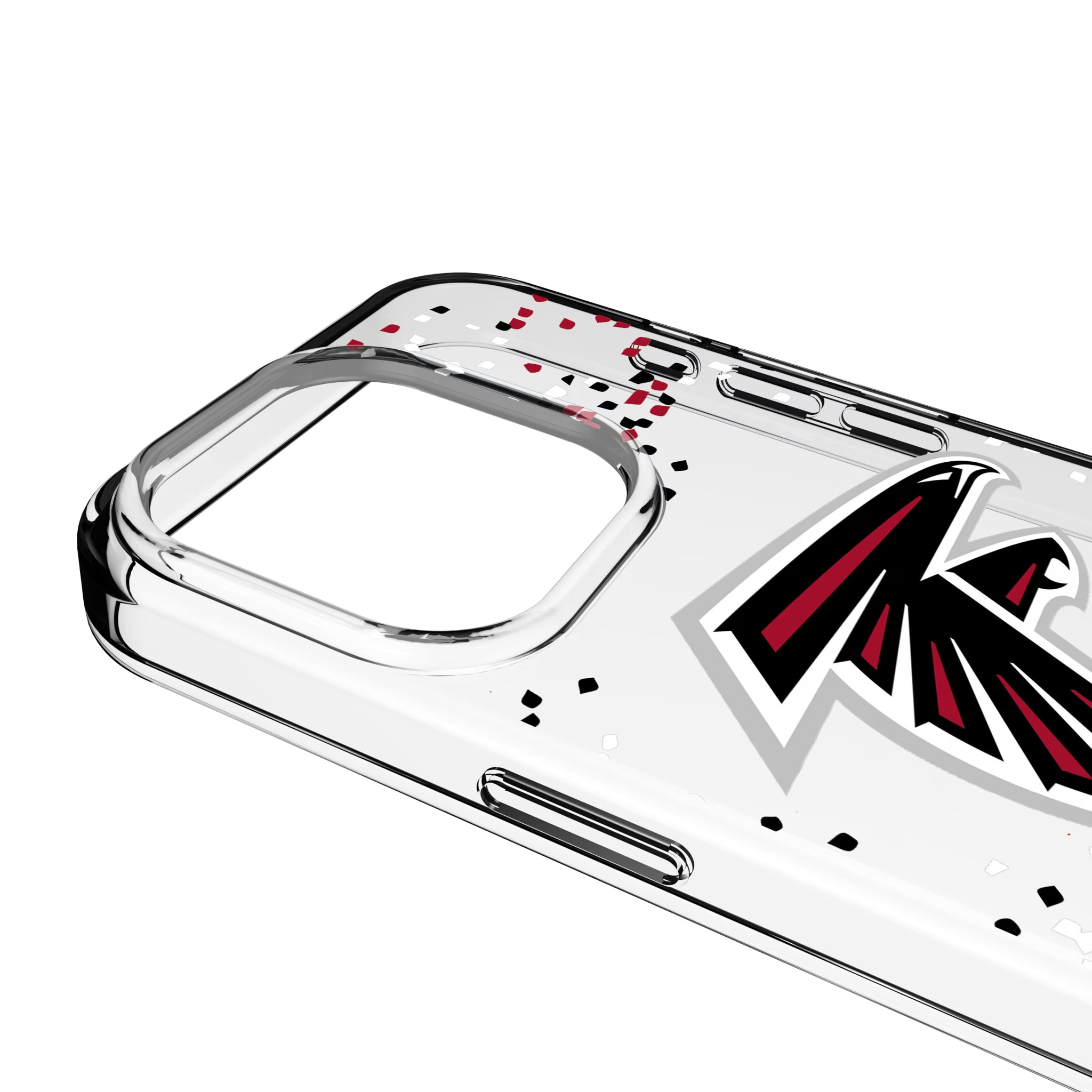 Atlanta Falcons Confetti iPhone Clear Phone Case for Apple iPhone - Detail