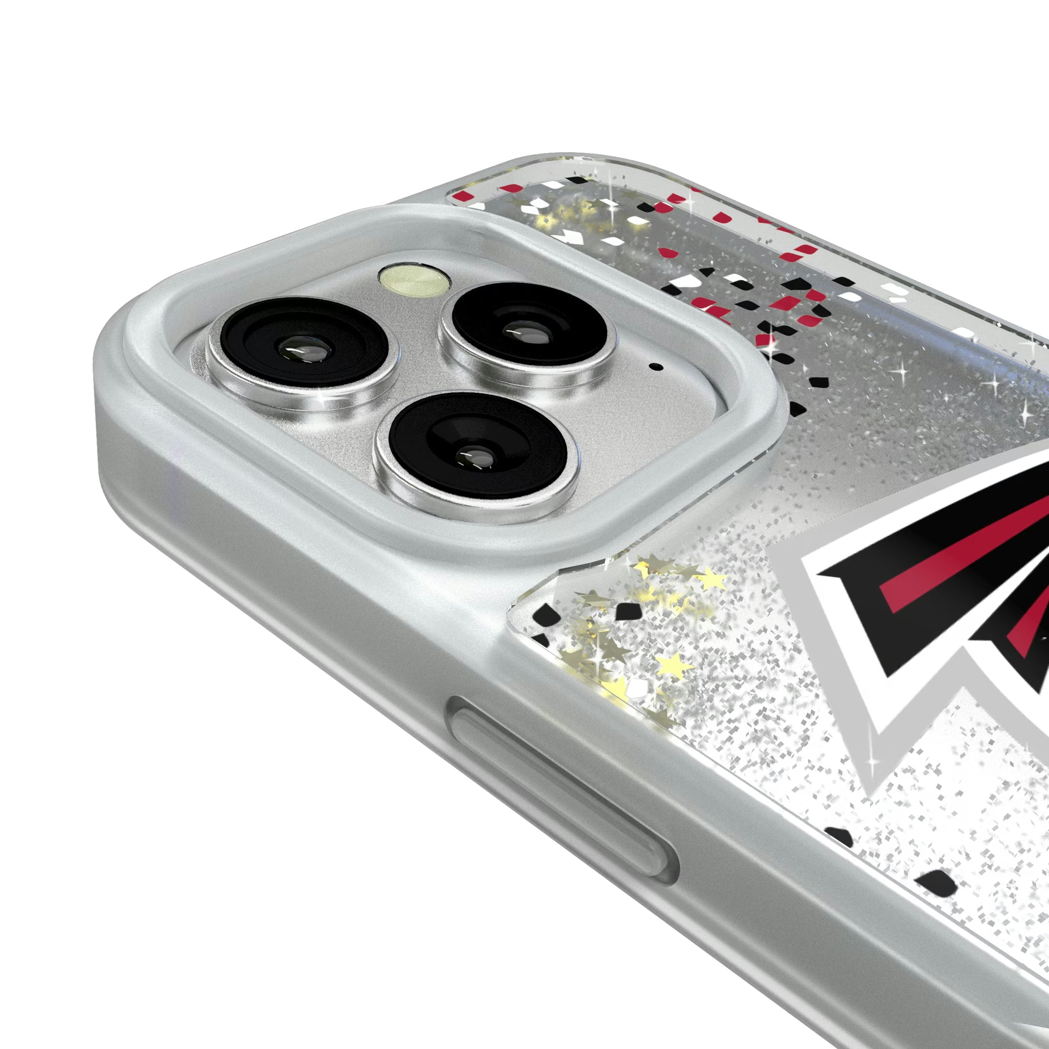 Atlanta Falcons Confetti iPhone Glitter Phone Case for Apple iPhone - Detail#Device_iPhone 16 Pro