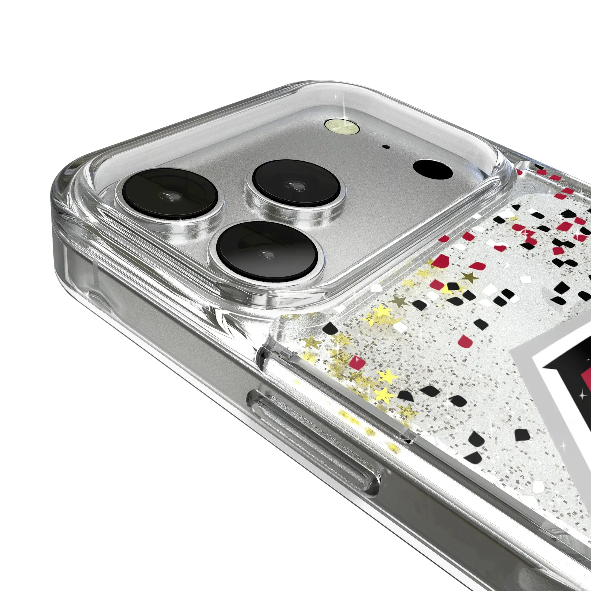 Atlanta Falcons Confetti iPhone Glitter Phone Case for Apple iPhone - Detail